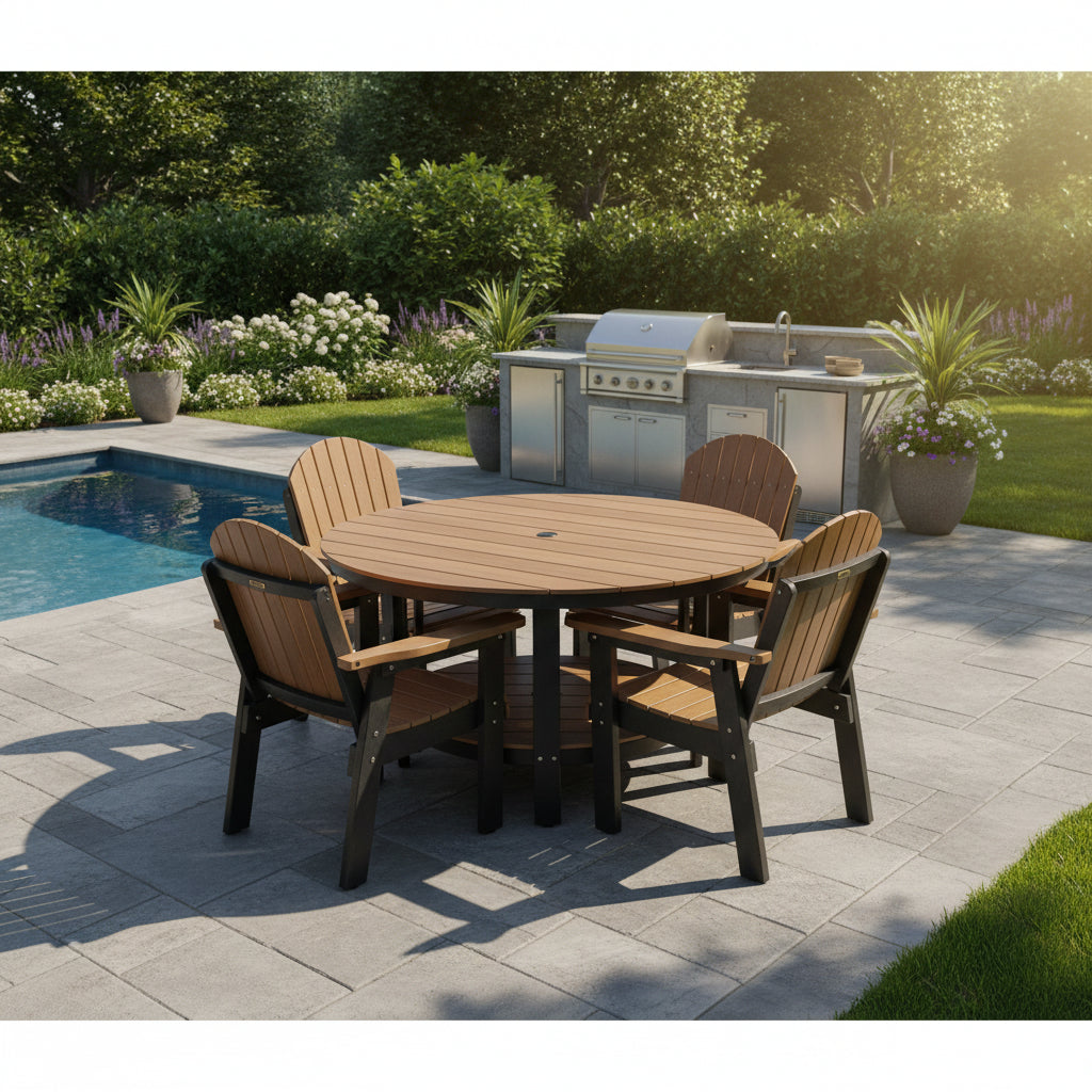 5-Piece Outdoor Dining Table Set