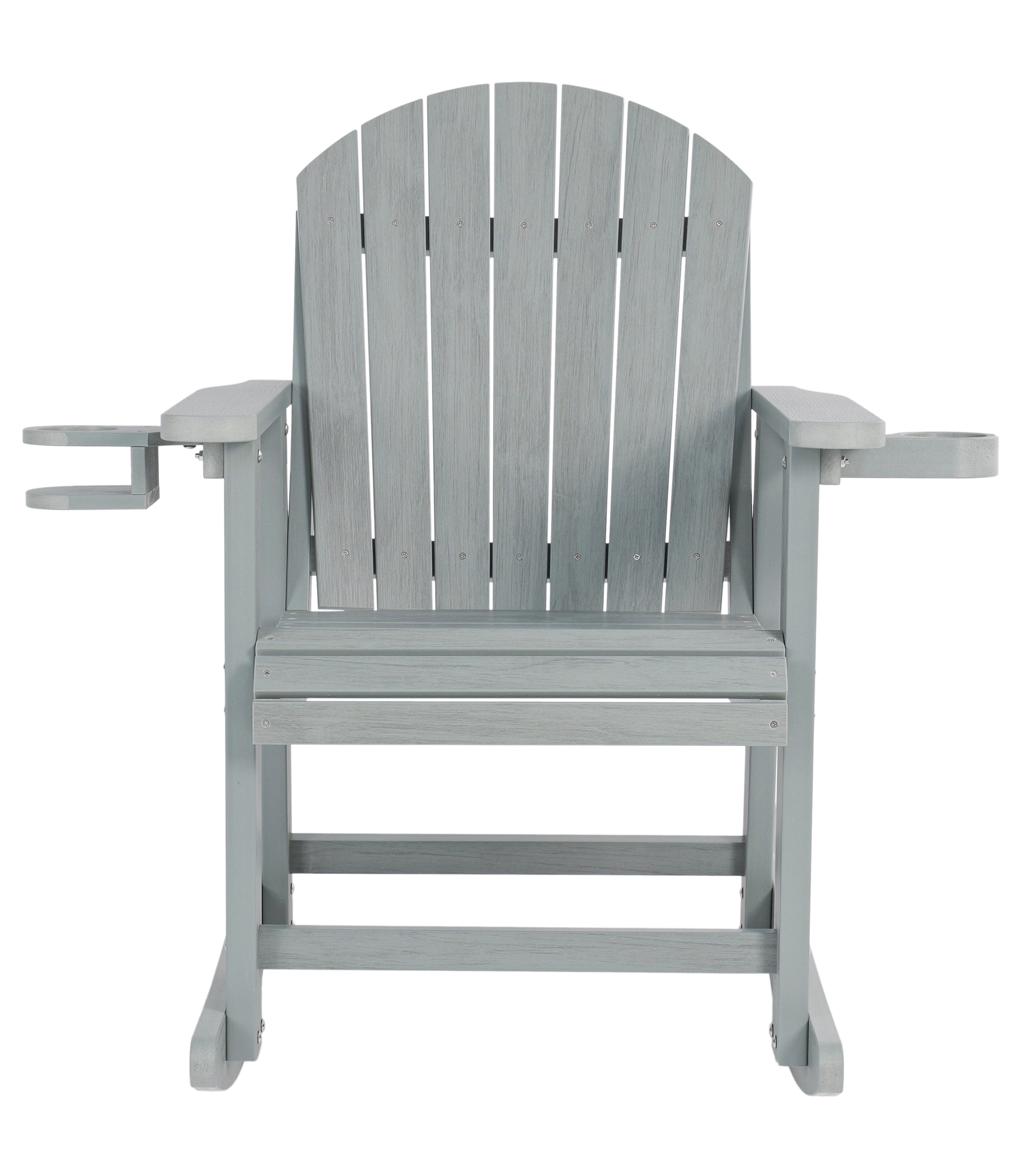 Adirondack Porch Rocker With Wine & Cup Holders