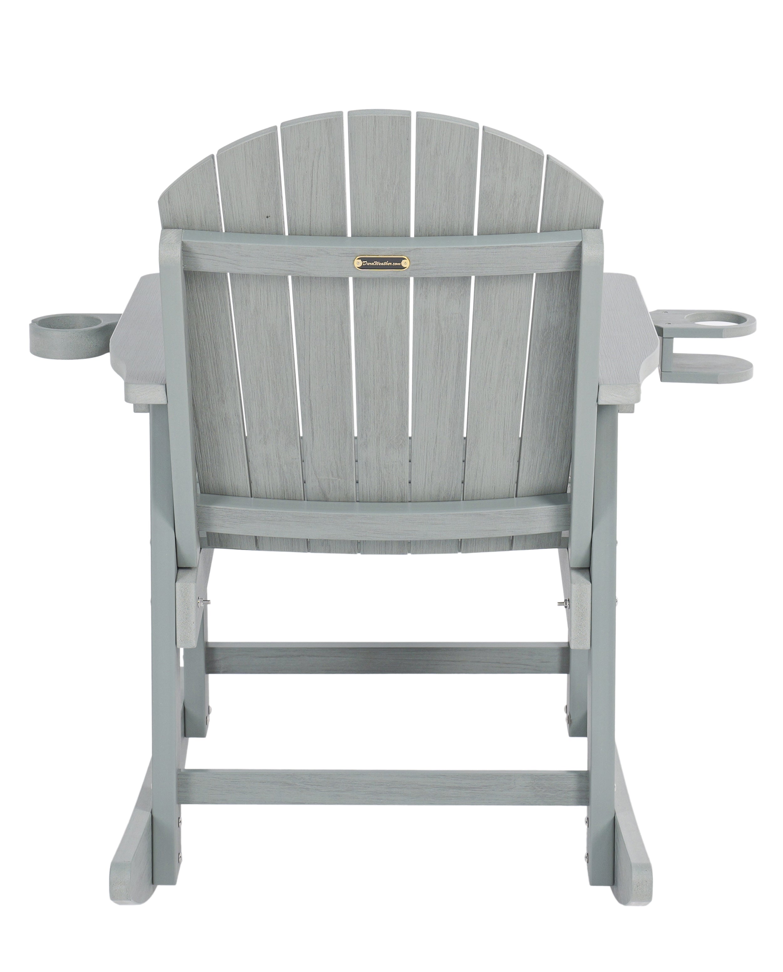 Adirondack Porch Rocker With Wine & Cup Holders