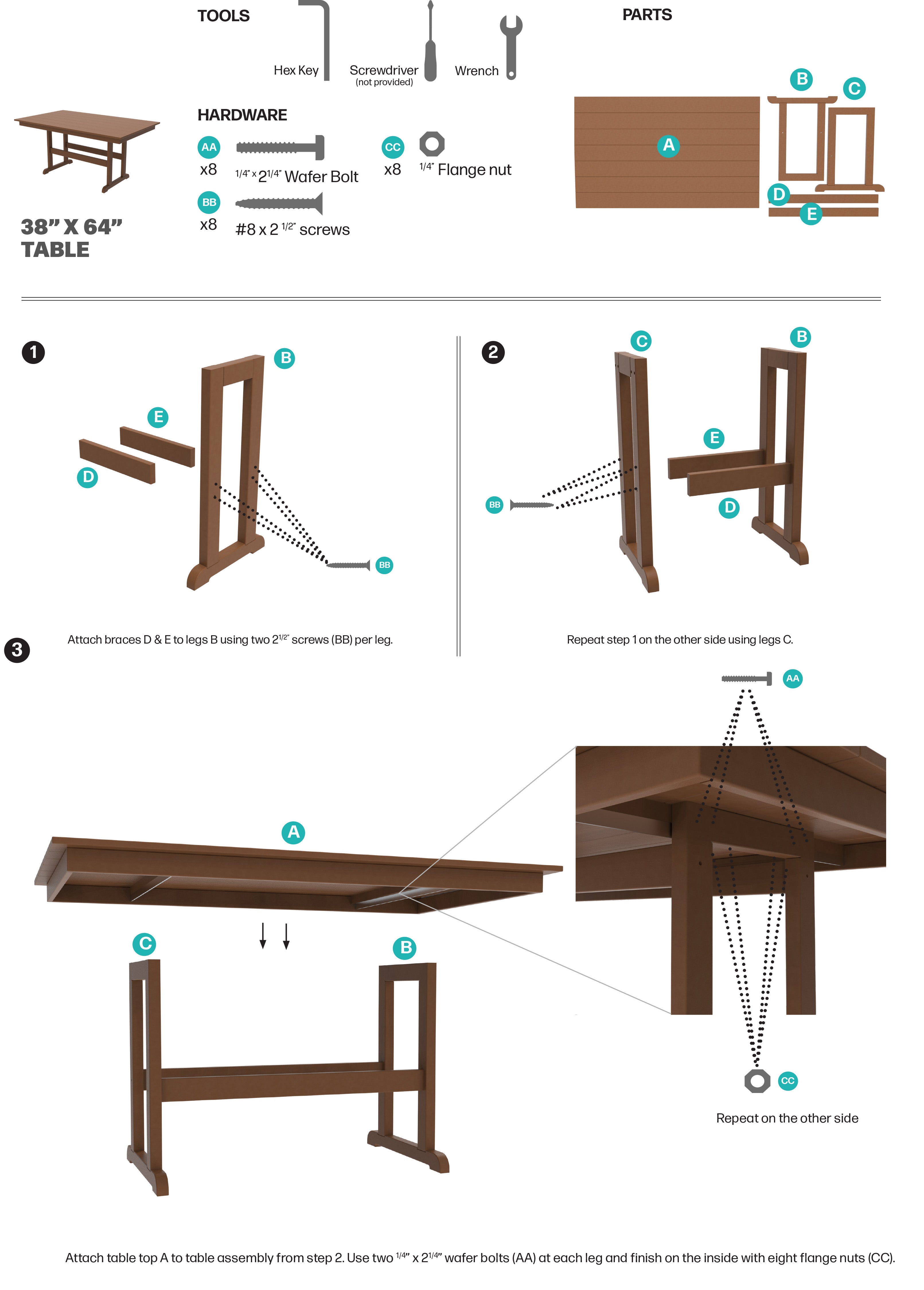 7-Piece Maybeck Adirondack Dining Set