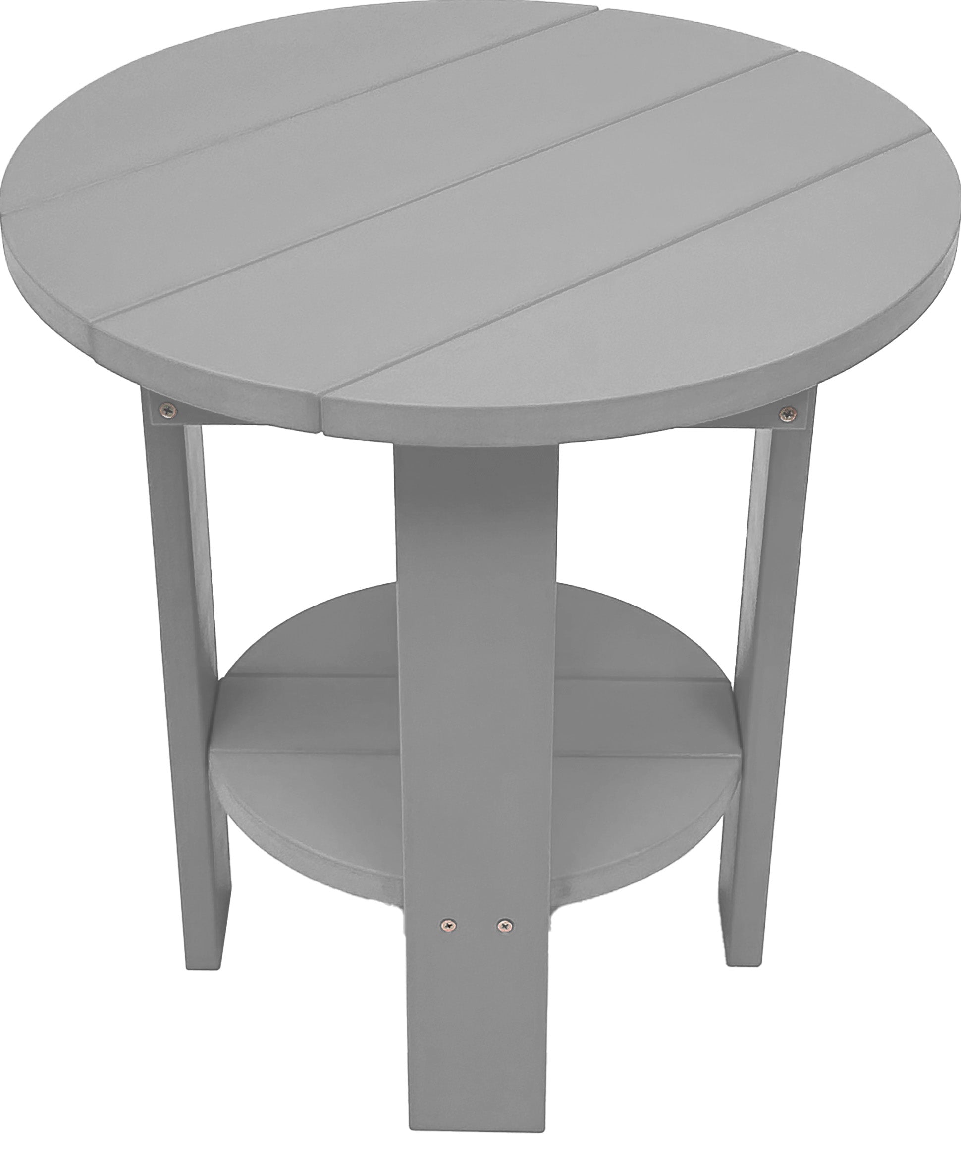 DURAWEATHER POLY® 22" Round Two Tier End Table