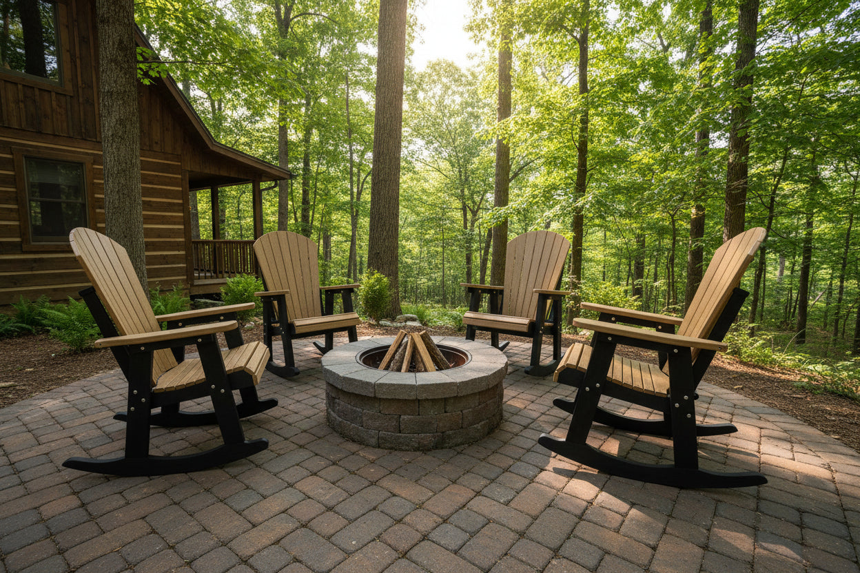DURAWEATHER POLY® Adirondack Porch Rocker Lakeside