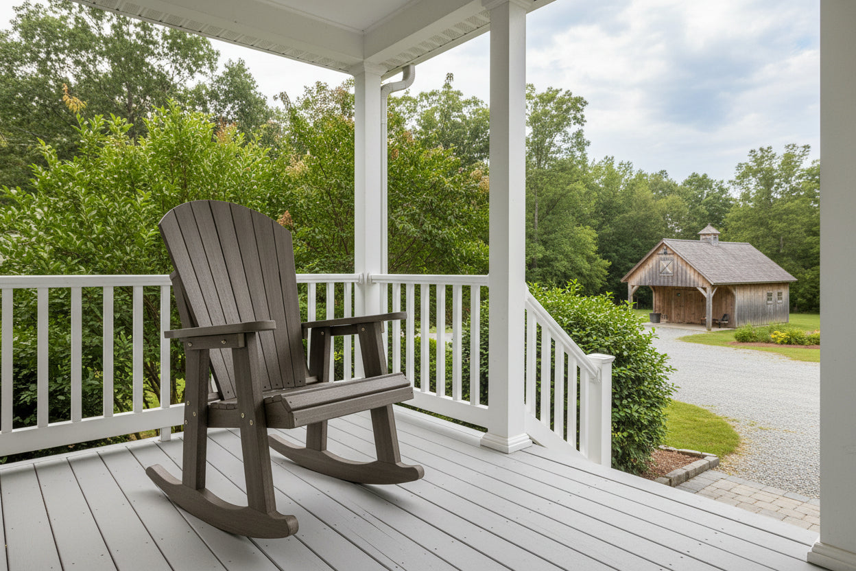 DURAWEATHER POLY® Adirondack Porch Rocker Lakeside