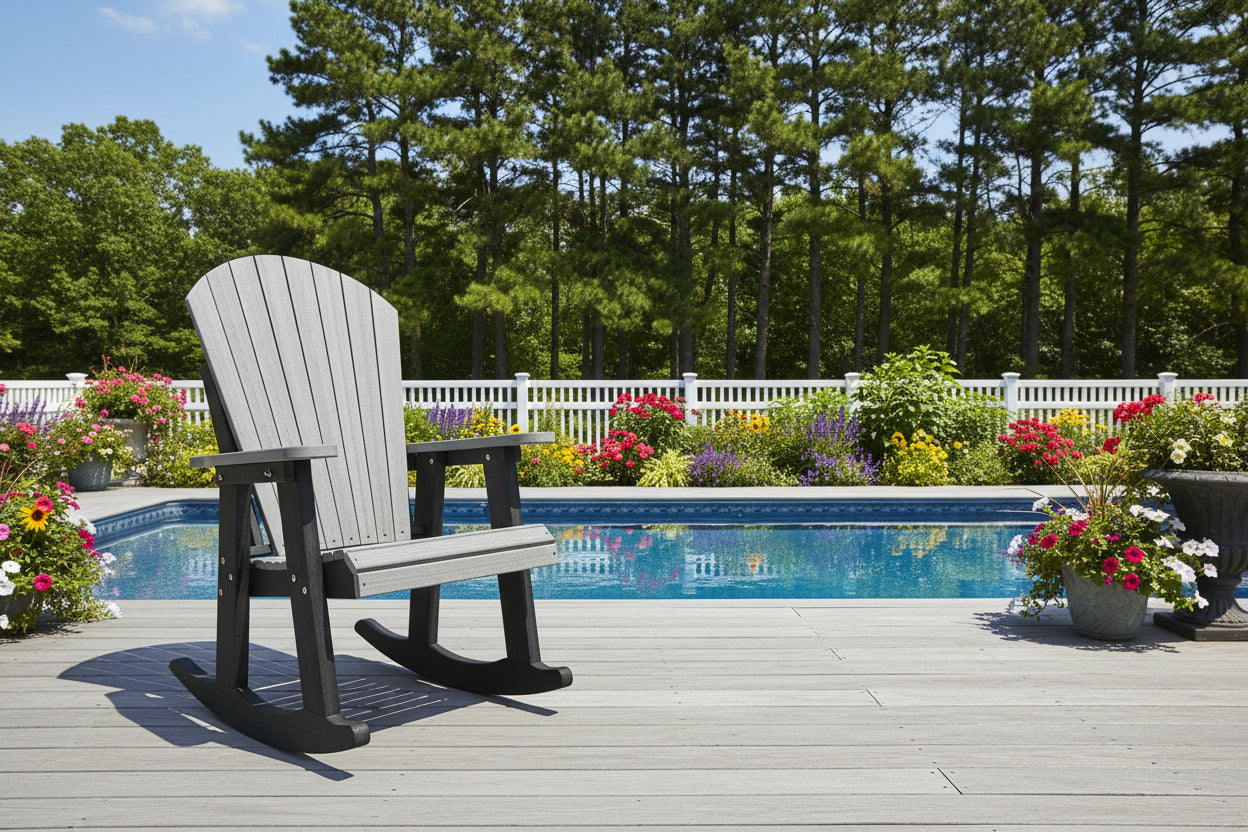 DURAWEATHER POLY® Adirondack Porch Rocker Lakeside