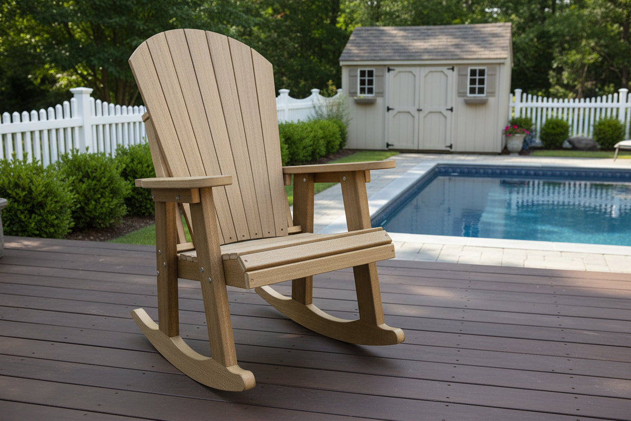 DURAWEATHER POLY® Adirondack Porch Rocker Lakeside
