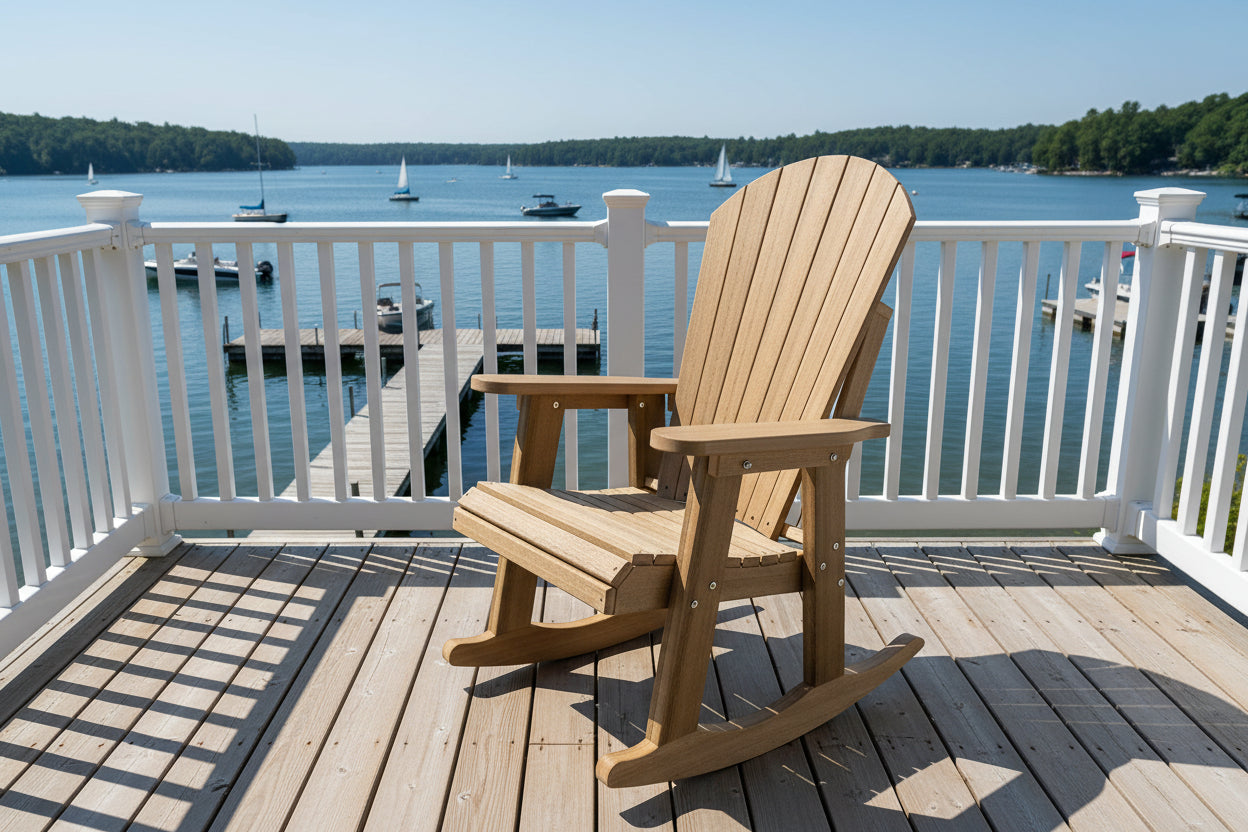 DURAWEATHER POLY® Adirondack Porch Rocker Lakeside