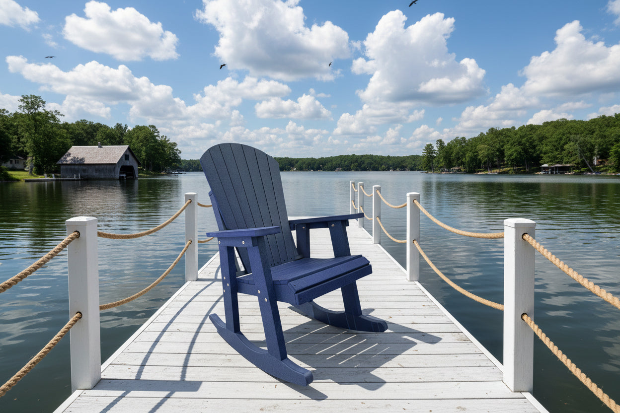 DURAWEATHER POLY® Adirondack Porch Rocker Lakeside
