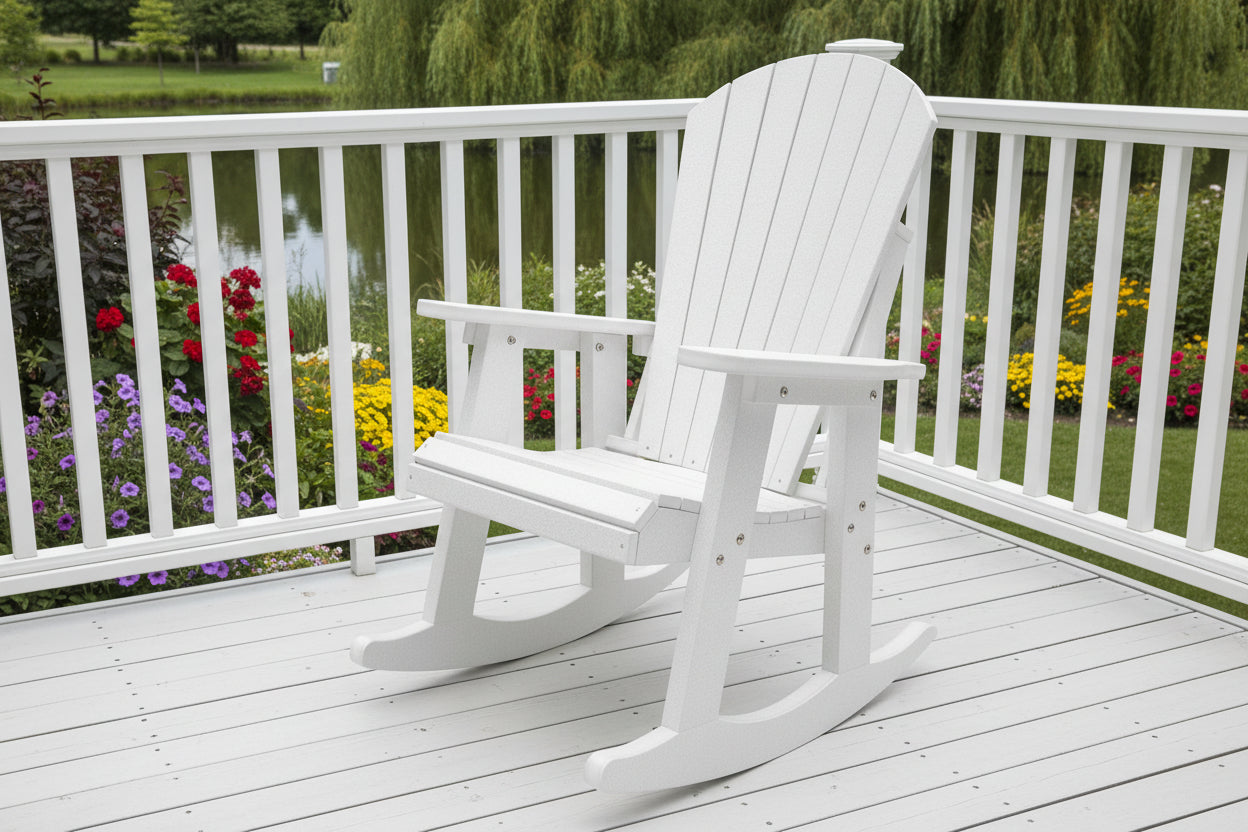 DURAWEATHER POLY® Adirondack Porch Rocker Lakeside