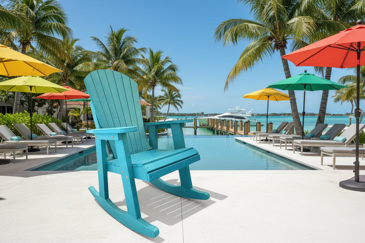 DURAWEATHER POLY® Adirondack Porch Rocker Lakeside