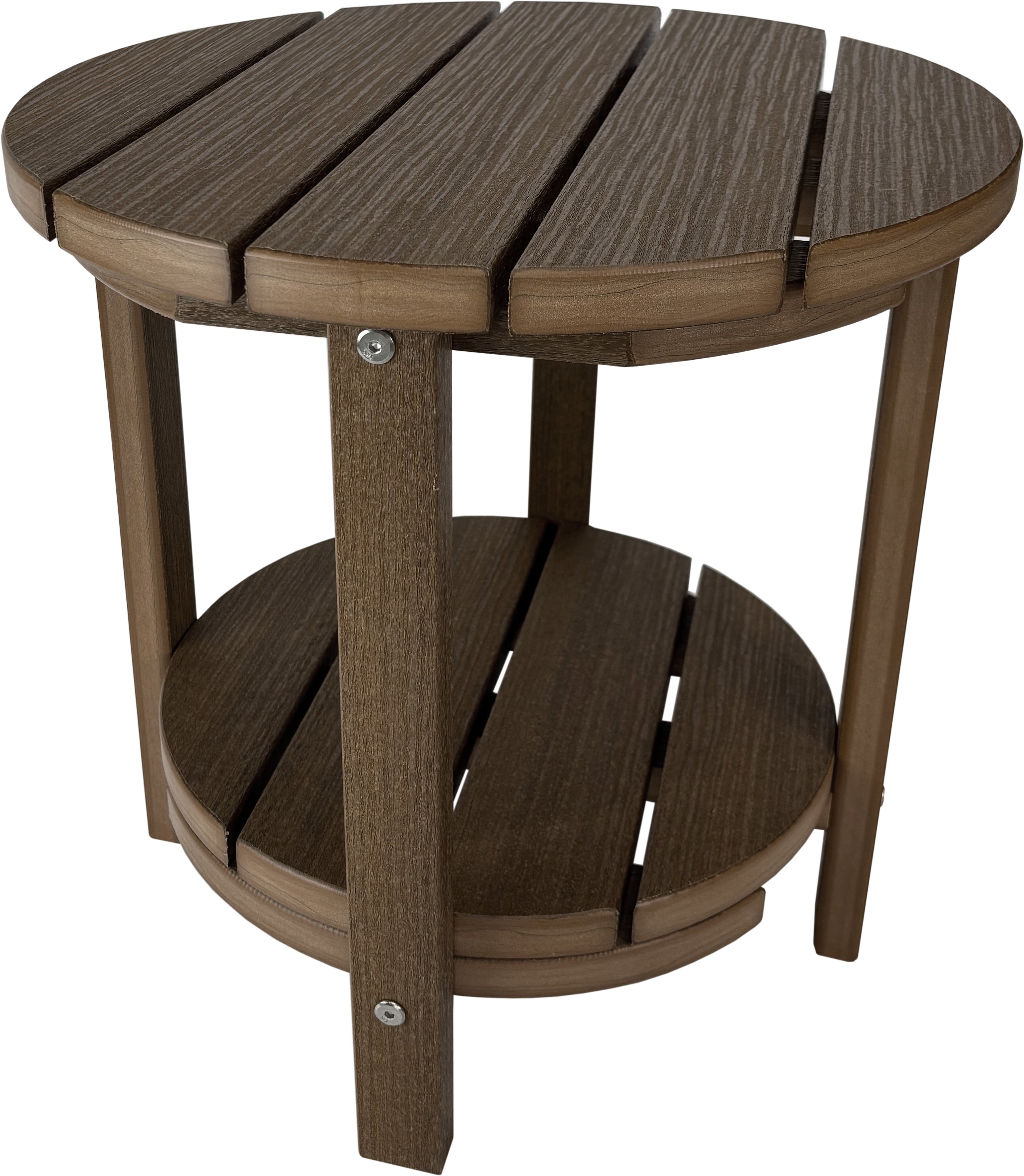 DURAWEATHER POLY® Side Table 18" Round Two Tier