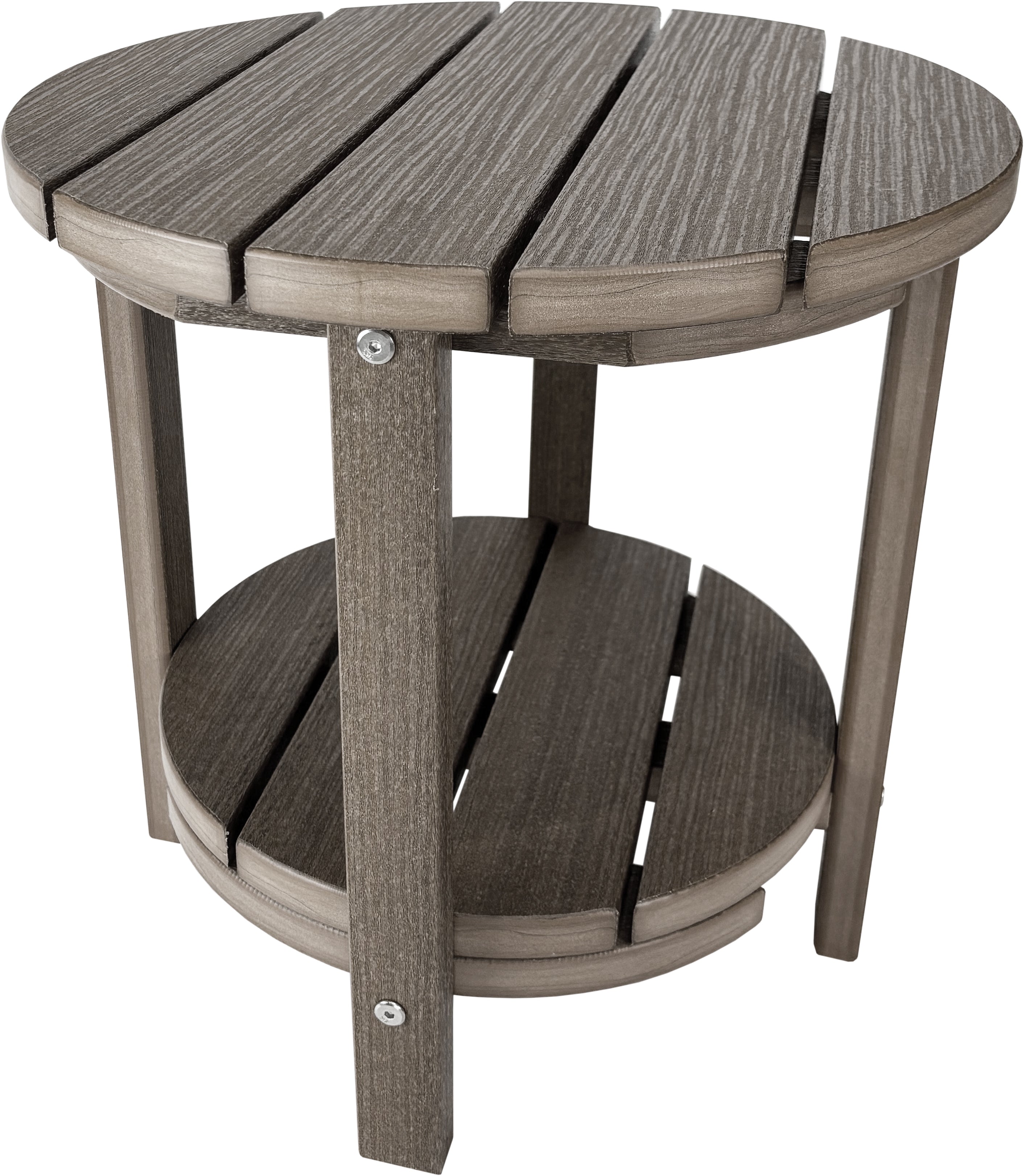 DURAWEATHER POLY® Side Table 18" Round Two Tier