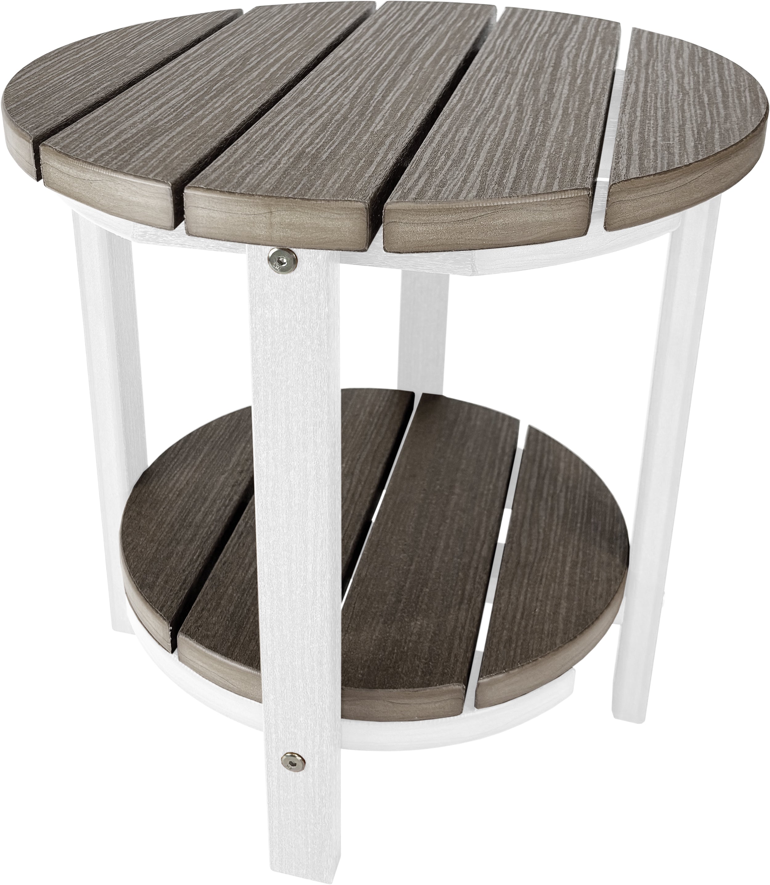 DURAWEATHER POLY® Side Table 18" Round Two Tier