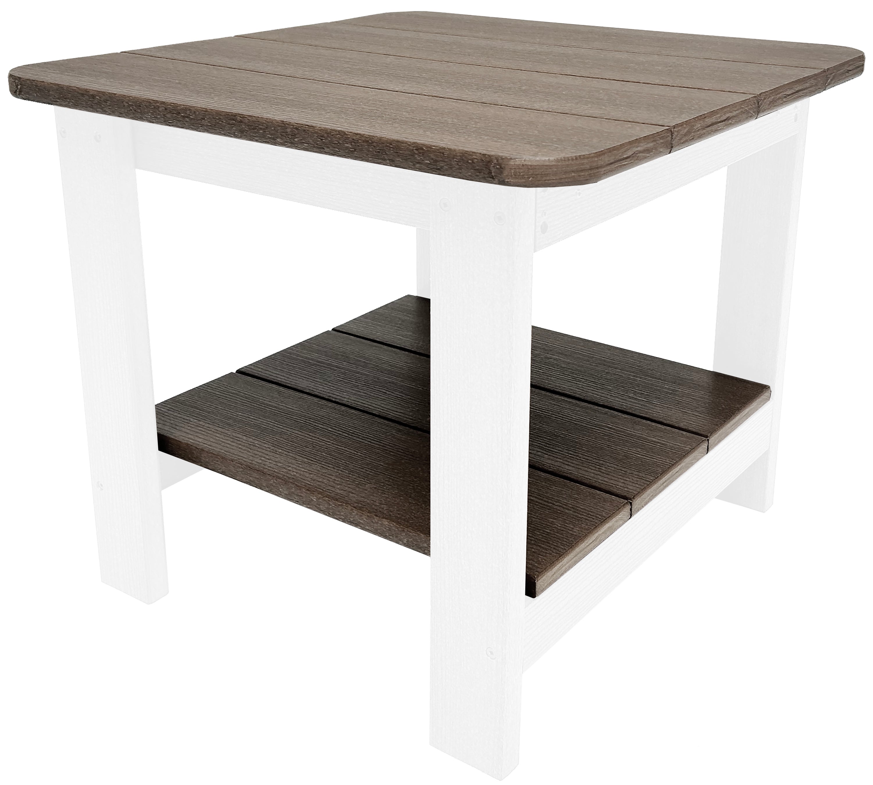 22" Sq. Two Tier Side Table