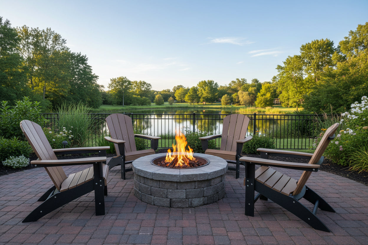 Classic Adirondack Chairs - Set of 4