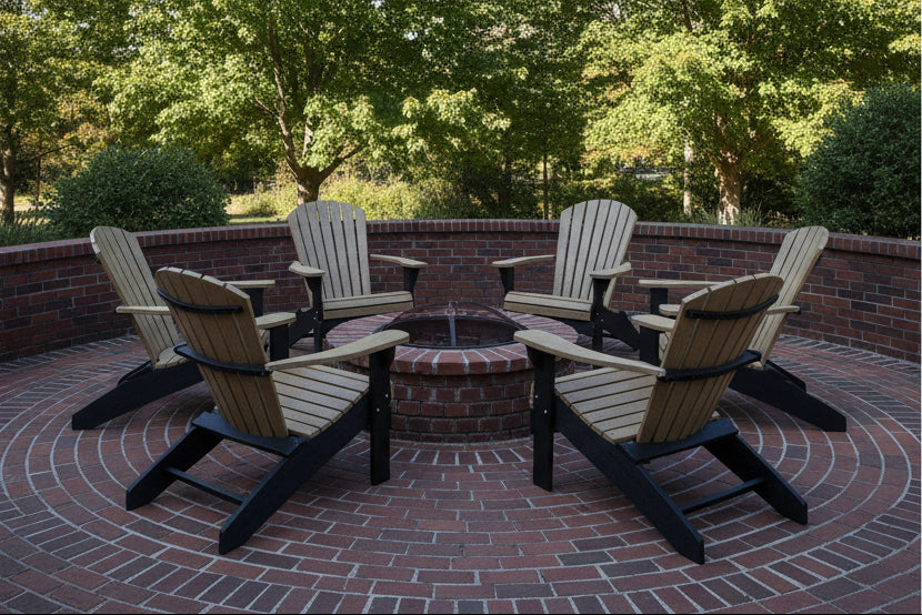 Set of 6 Adirondack Chairs Original King Size