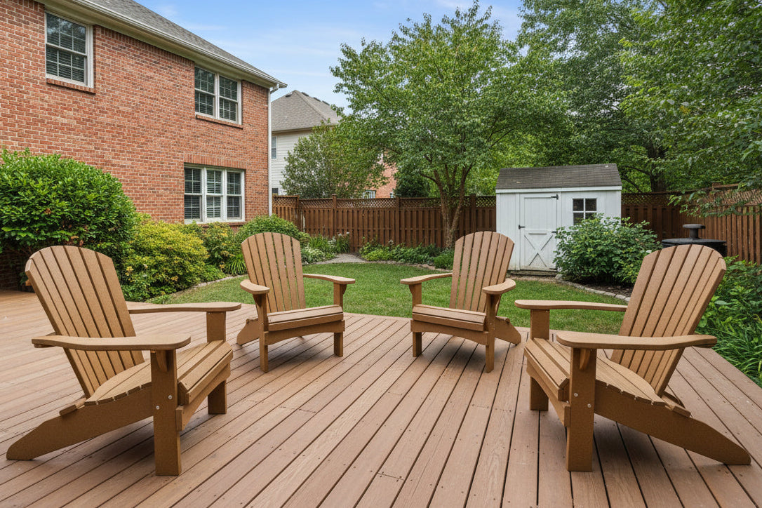 Set of 4 Adirondack Chairs Original King Size