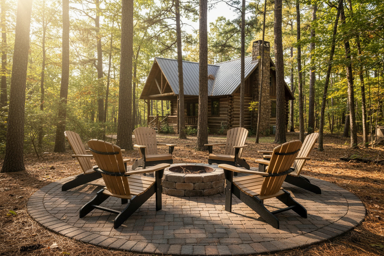 Set of 6 Adirondack Chairs Original King Size