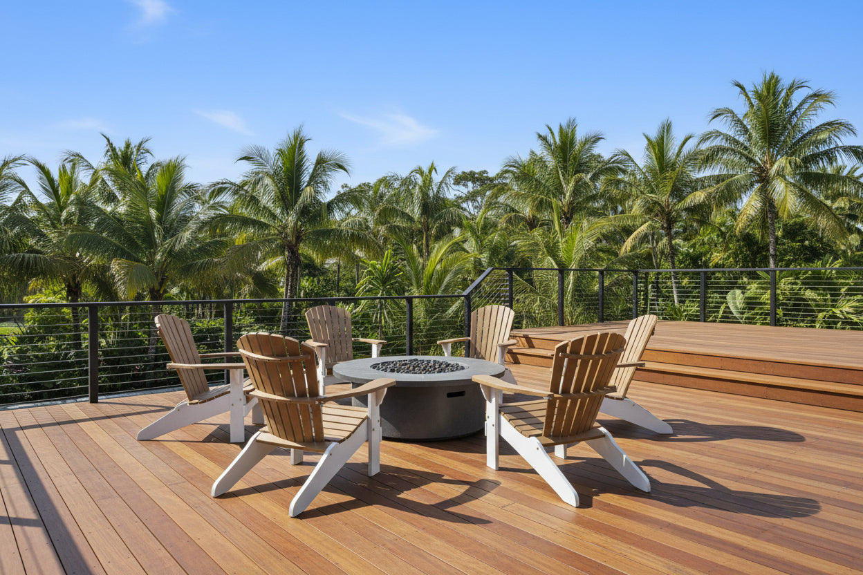 Set of 6 Adirondack Chairs Original King Size