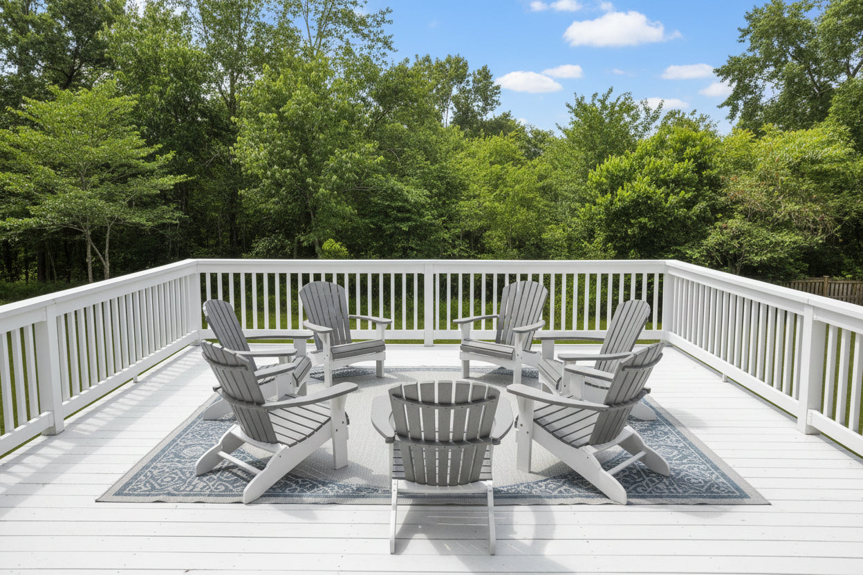 Set of 6 Adirondack Chairs Original King Size