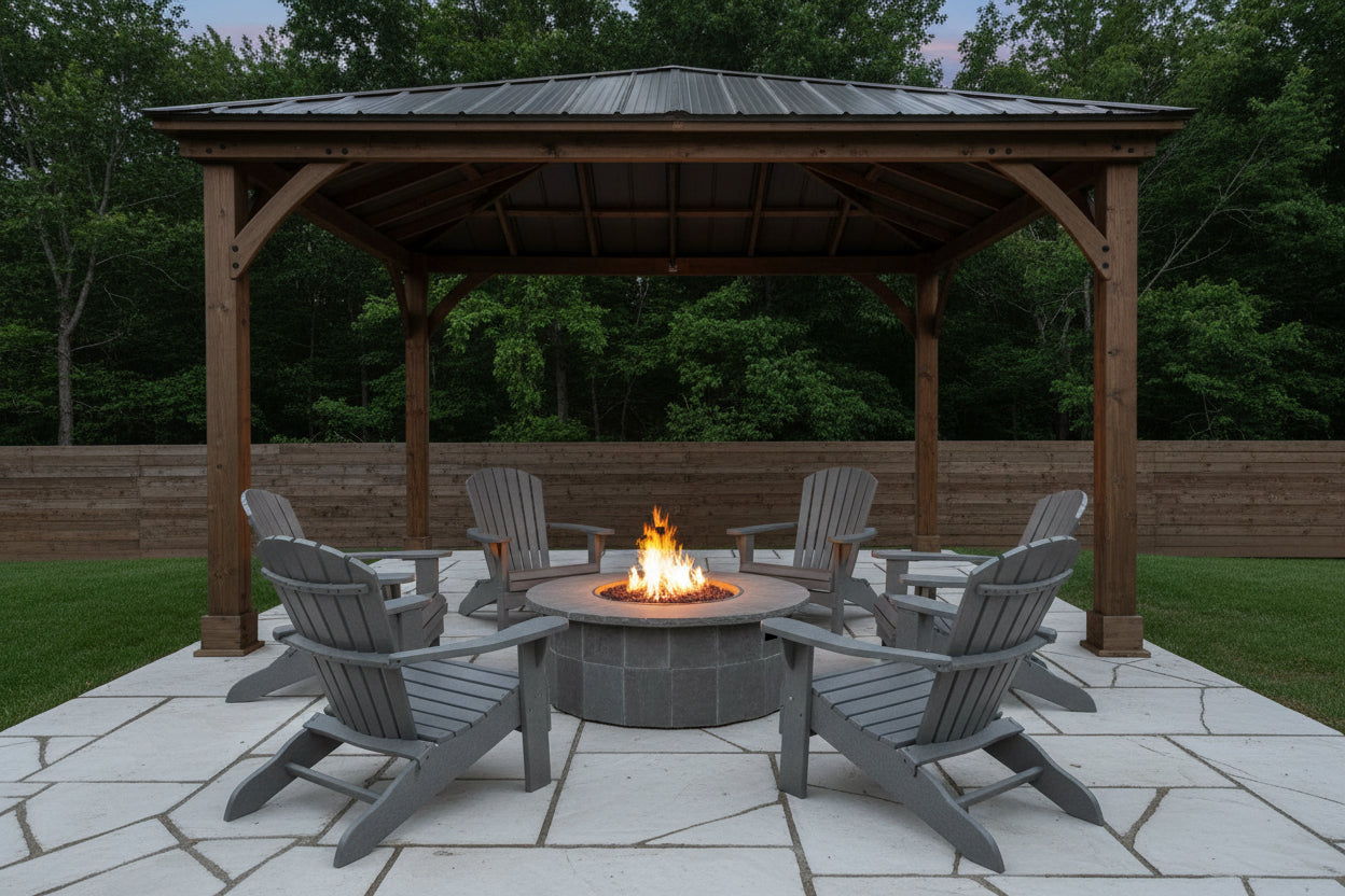 Set of 6 Adirondack Chairs Original King Size