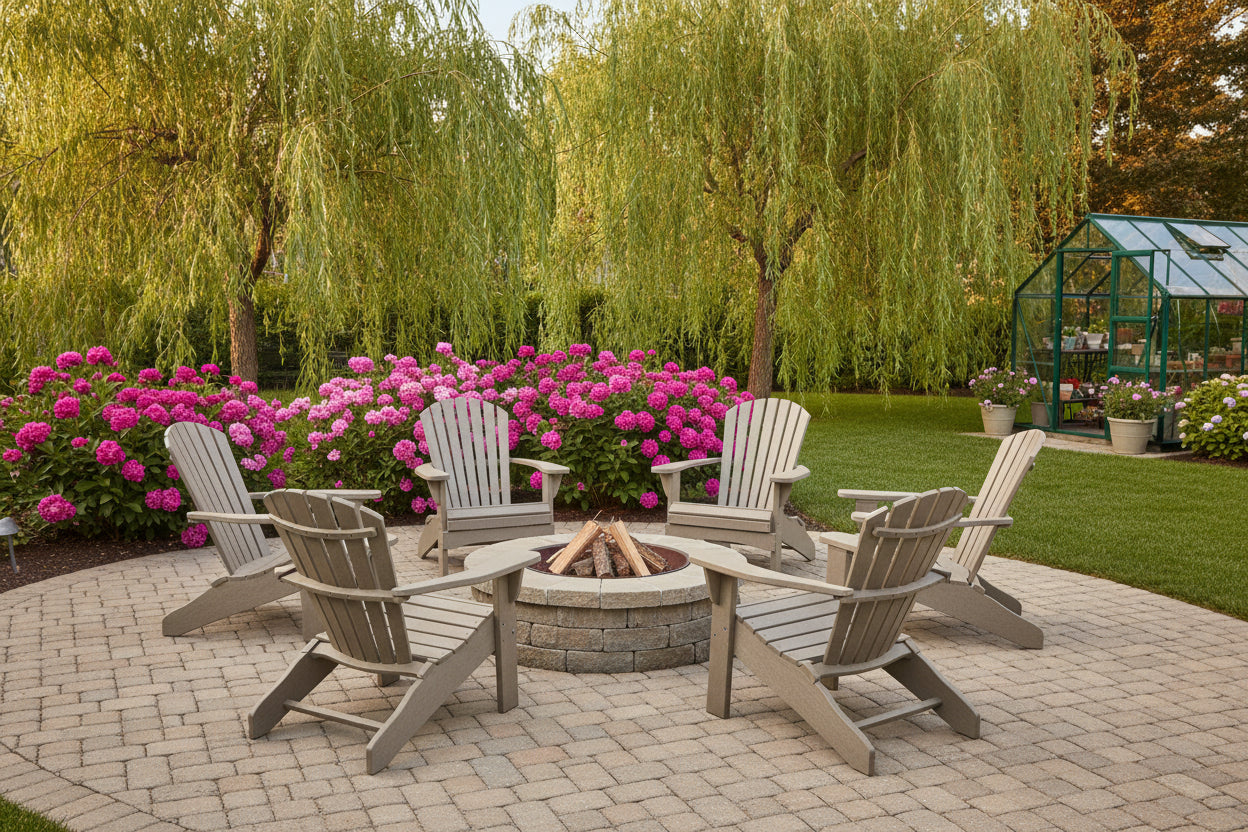 Set of 6 Adirondack Chairs Original King Size