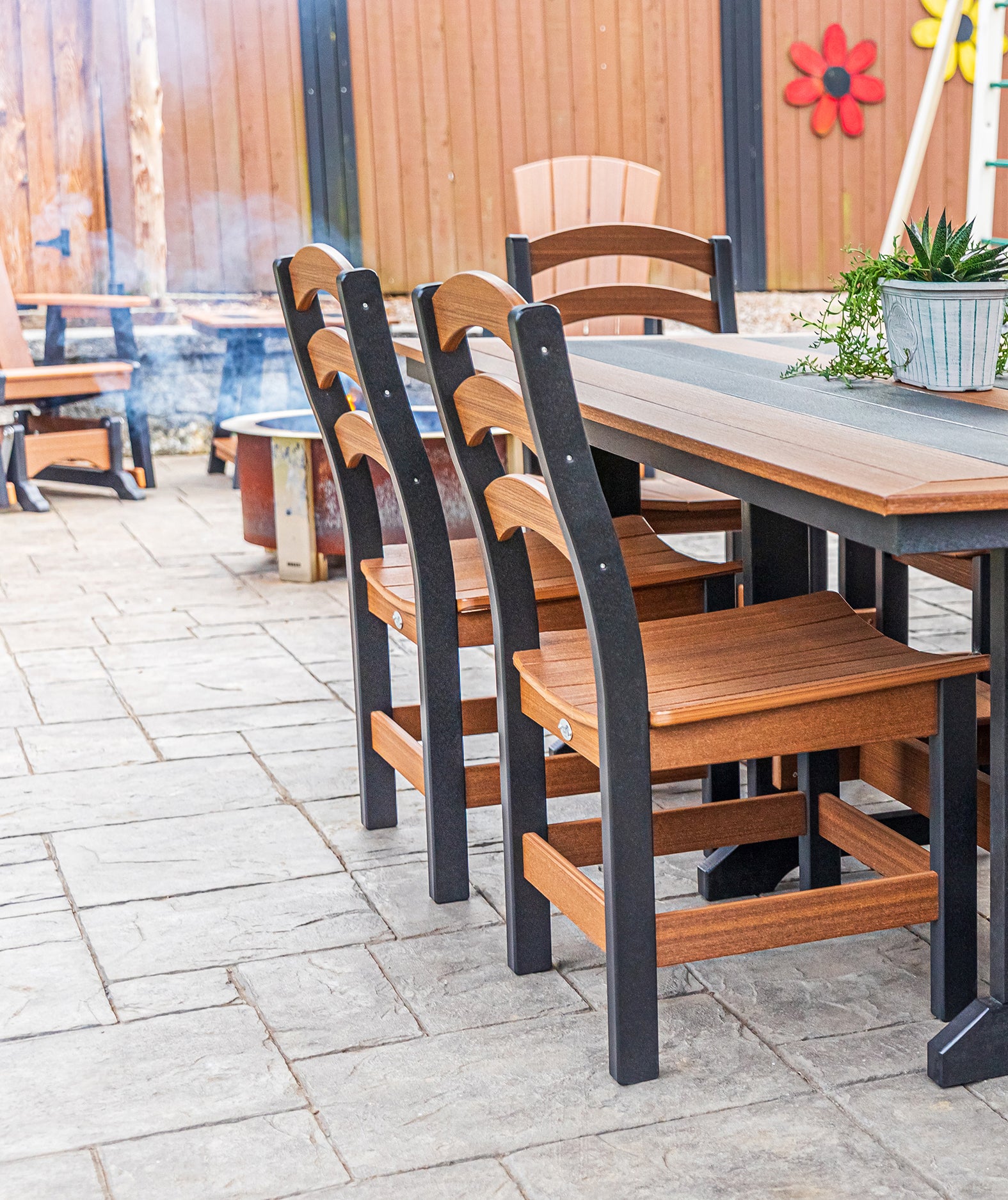 DuraWeather Poly&reg; 7-Piece Gardenia Counter Set