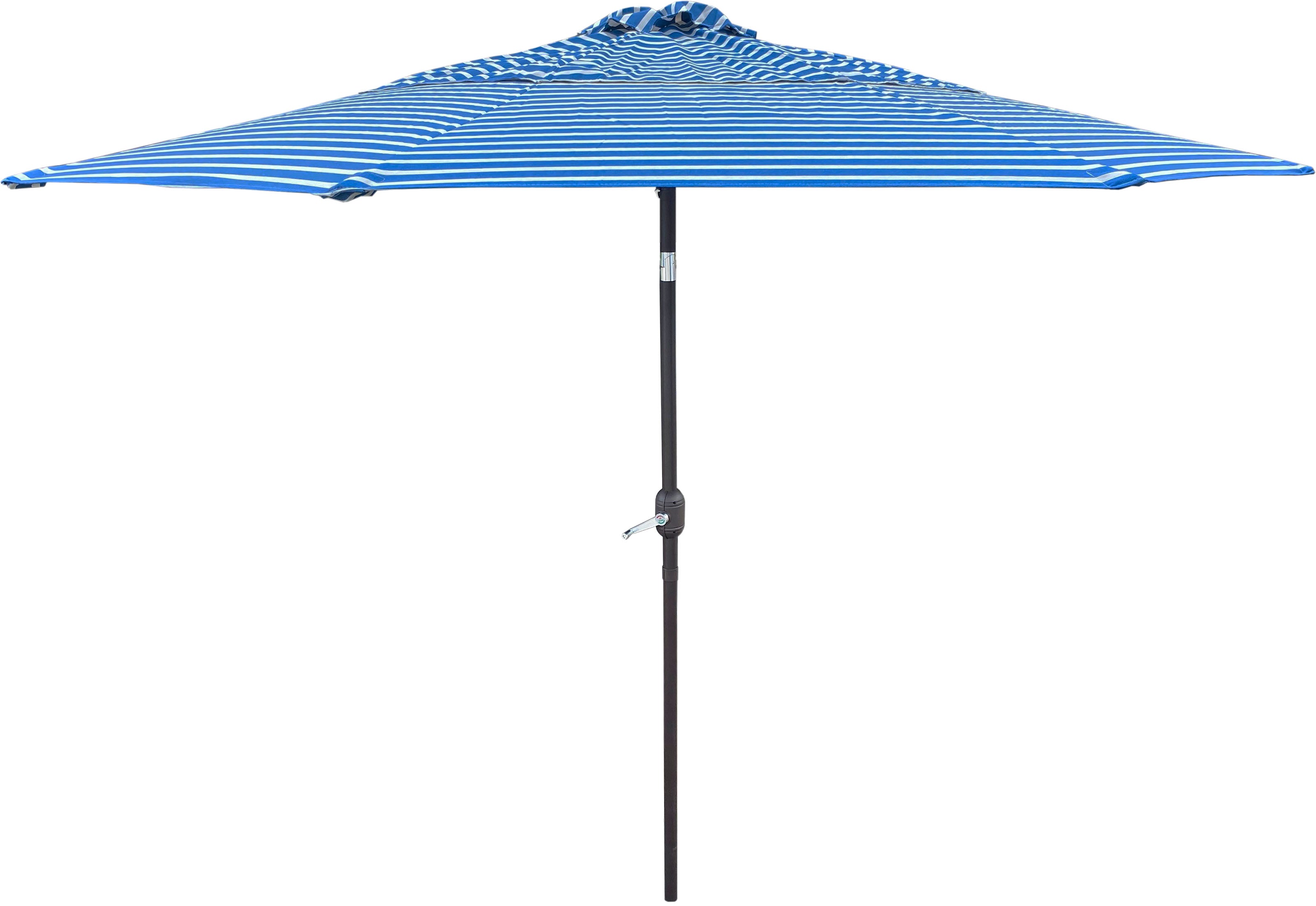 DURAWEATHER POLY® 9'ft Patio Umbrella Push Button Tilt Double Wind Vents Sunbrella Fabrics