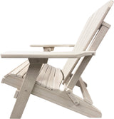 King-Size Folding Adirondack Chair - Exclusive Woodgrain