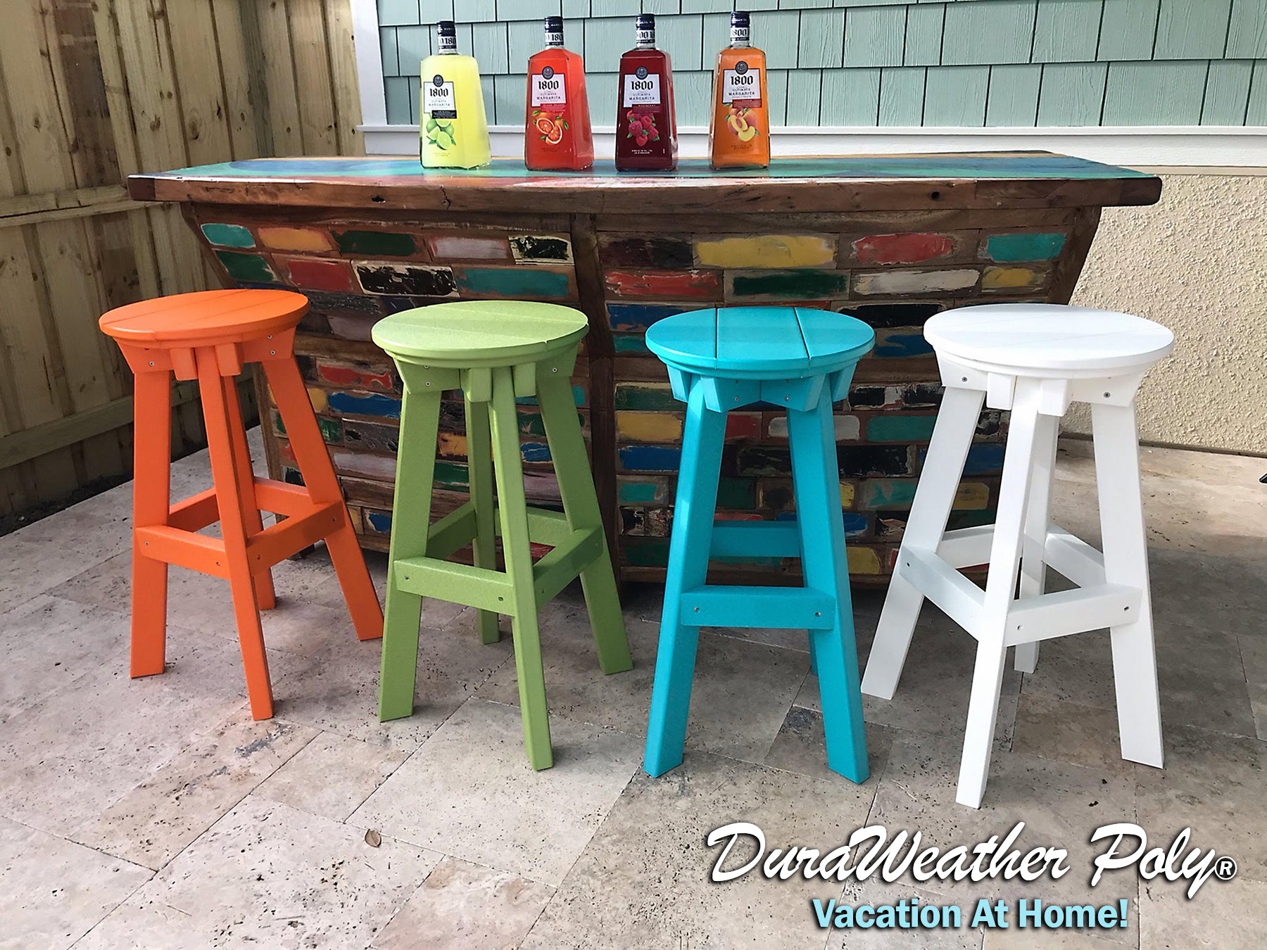 Poly bar stools