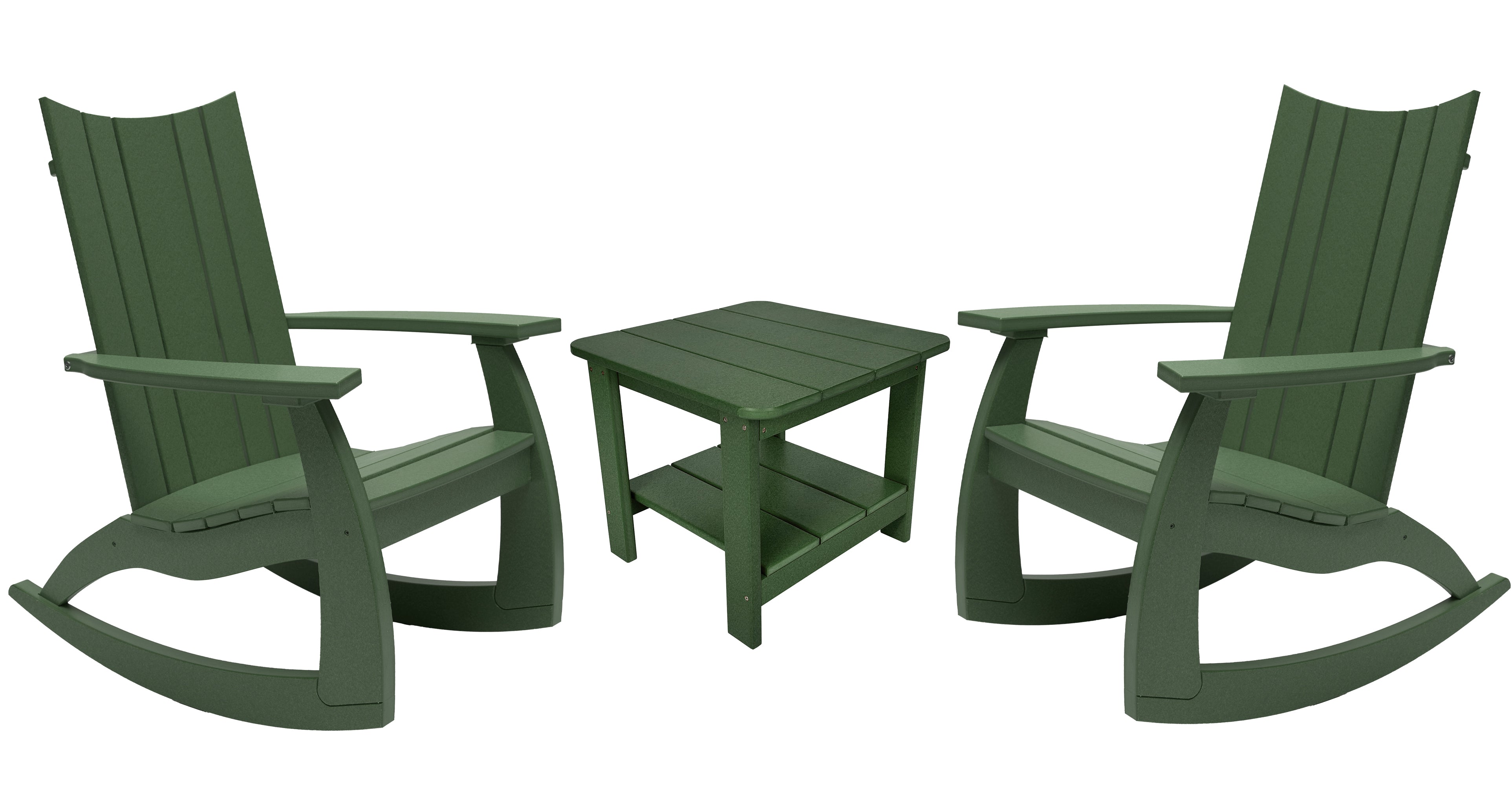 3-Piece Edge Modern Porch Rocker Set