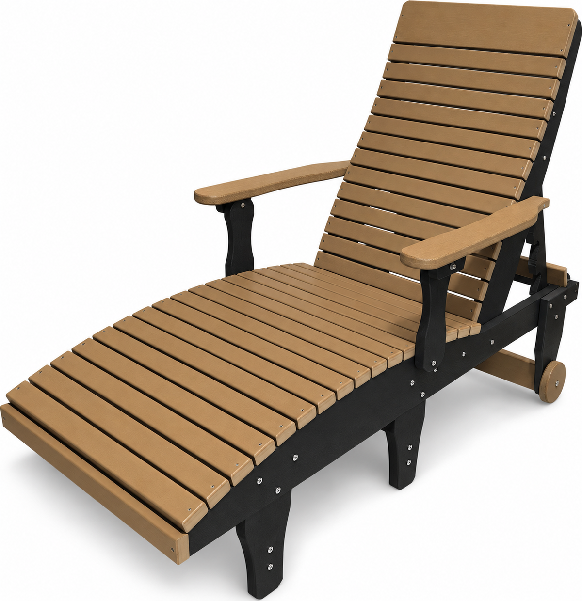 Chaise Lounge With Wheels And Adjustable Back (Presale)