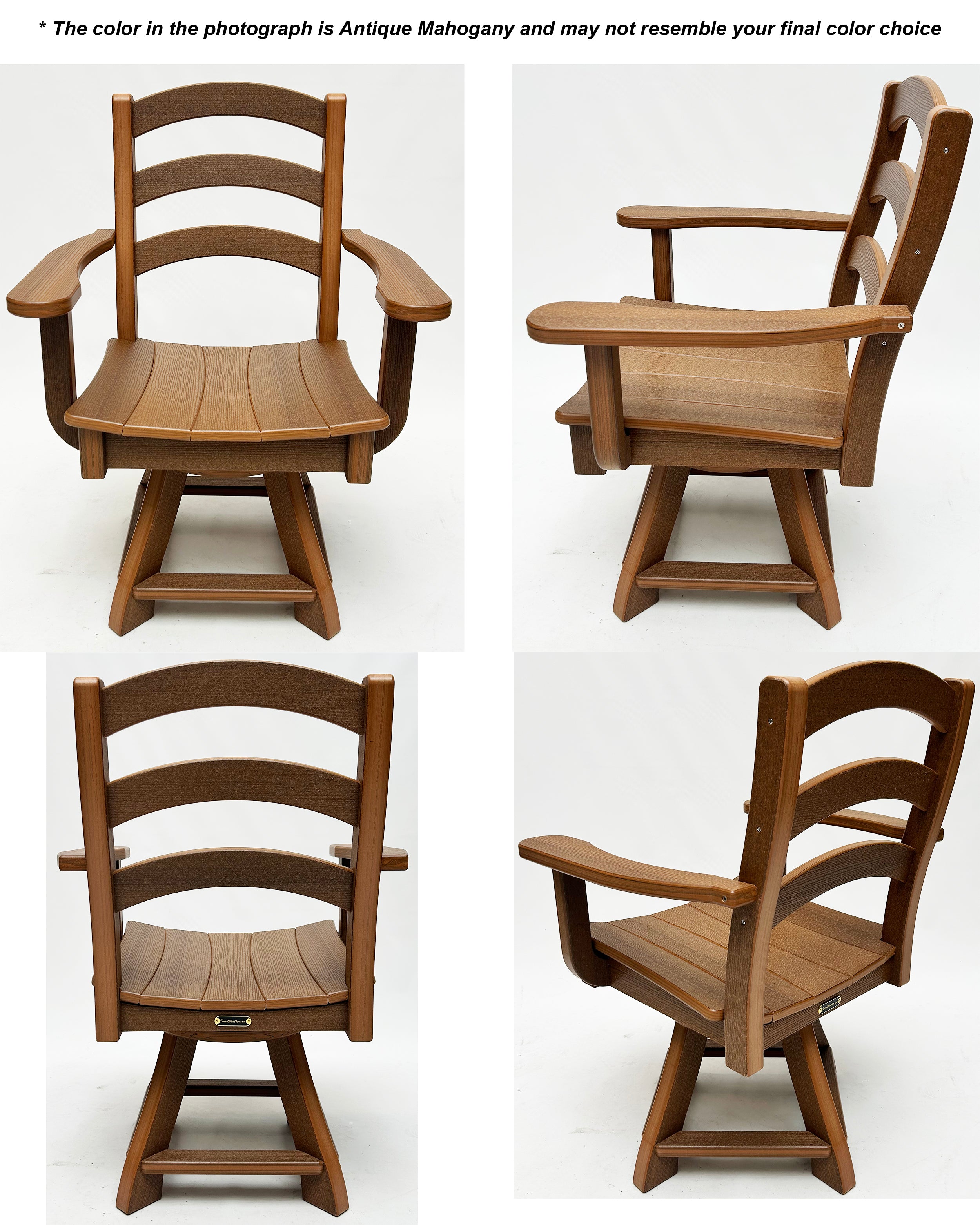 9-Piece Gardenia Dining Set With Two Swivel Chairs