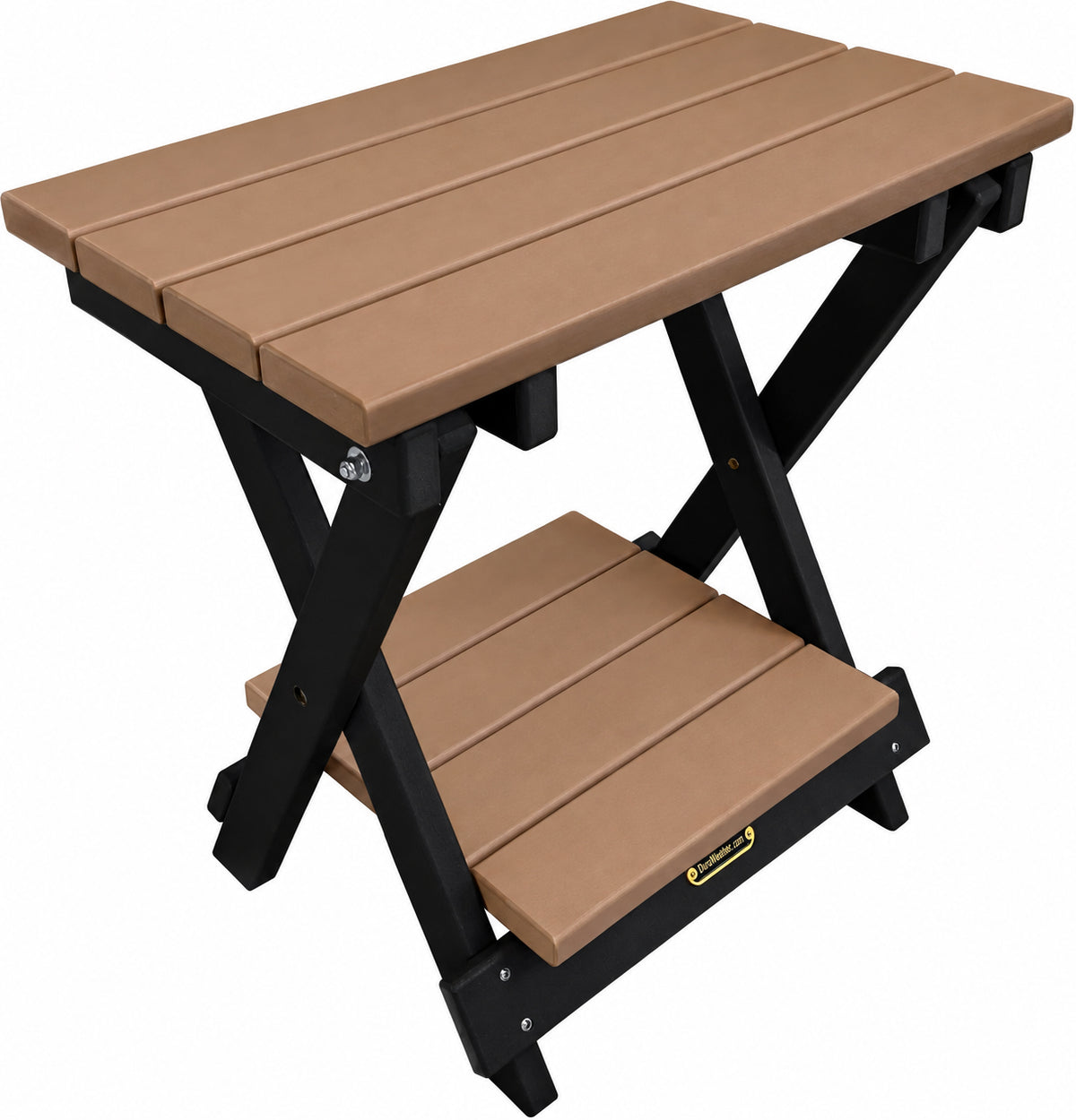 Folding Side Table w/ Removable Serving Tray