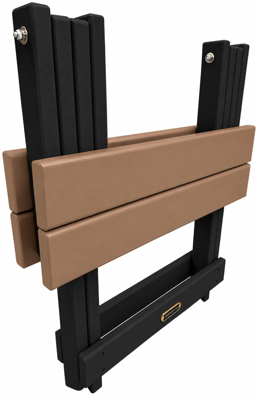 Folding Side Table w/ Removable Serving Tray