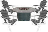 QUICK SHIP - DuraWeather Poly&reg; Ultimate 48"rd Classic Outdoor Fire Pit Package