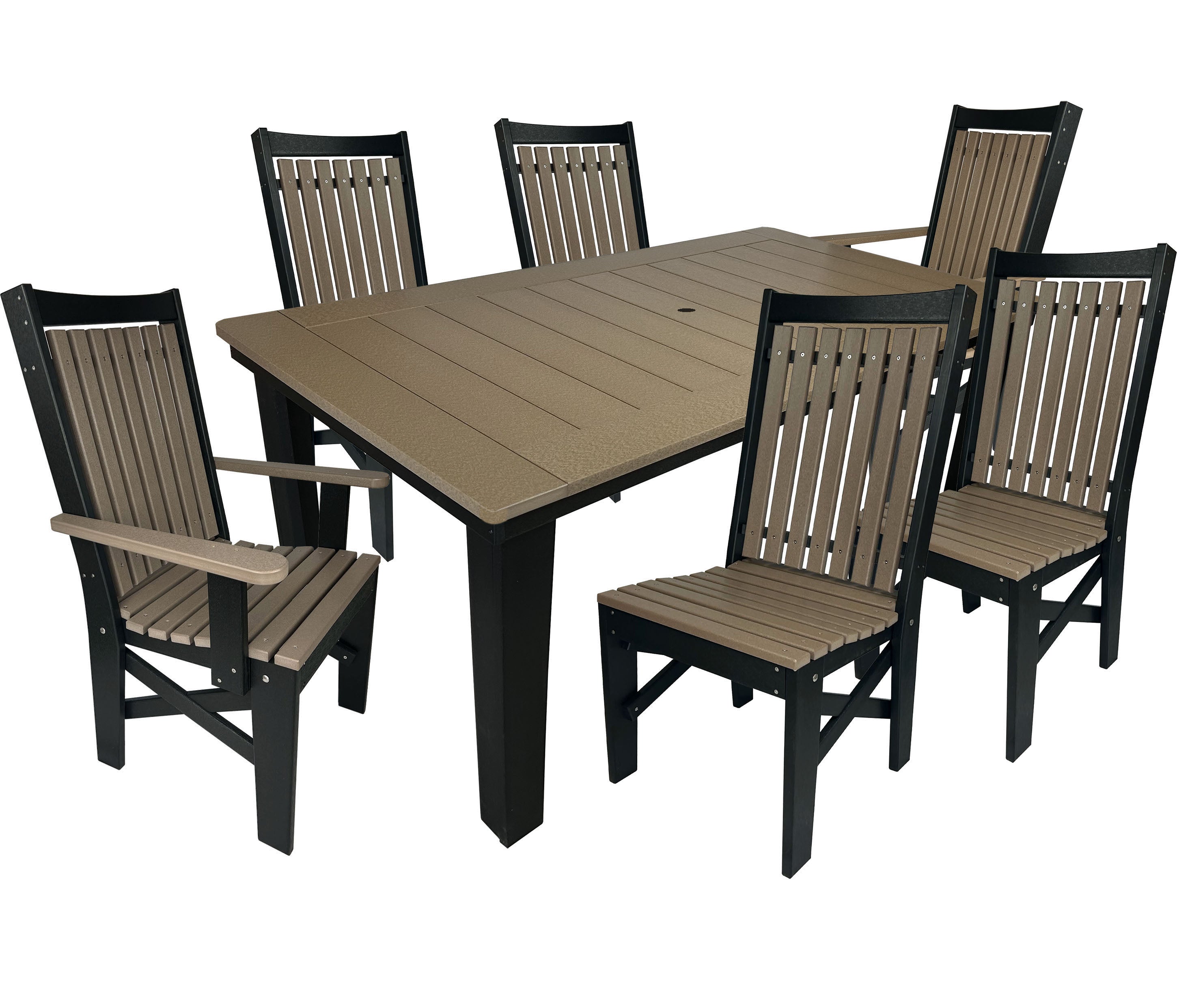 DuraWeather Poly&reg; 7-Piece Mission Dining Set