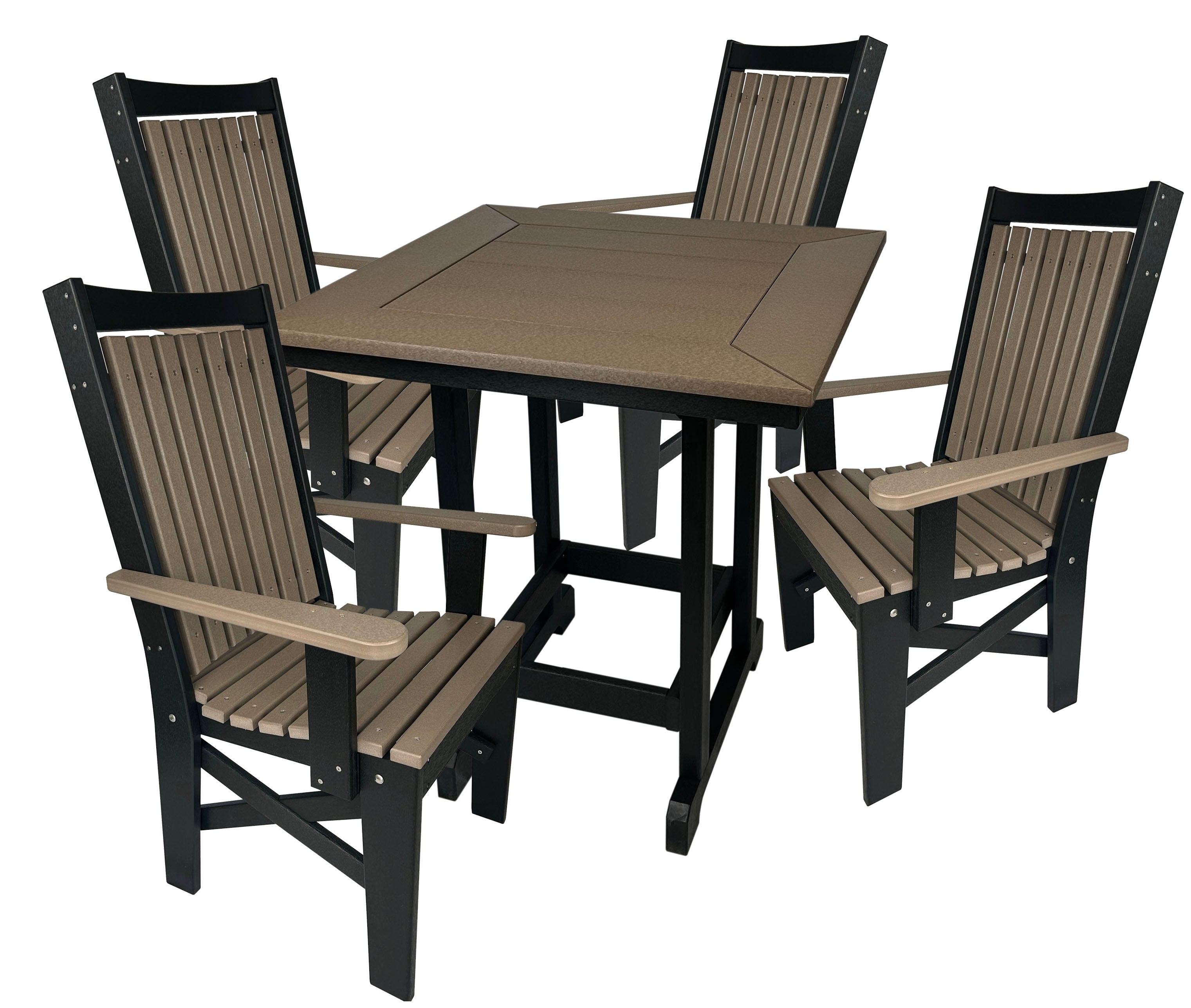 DuraWeather Poly&reg; 5-Piece Mission Dining Set