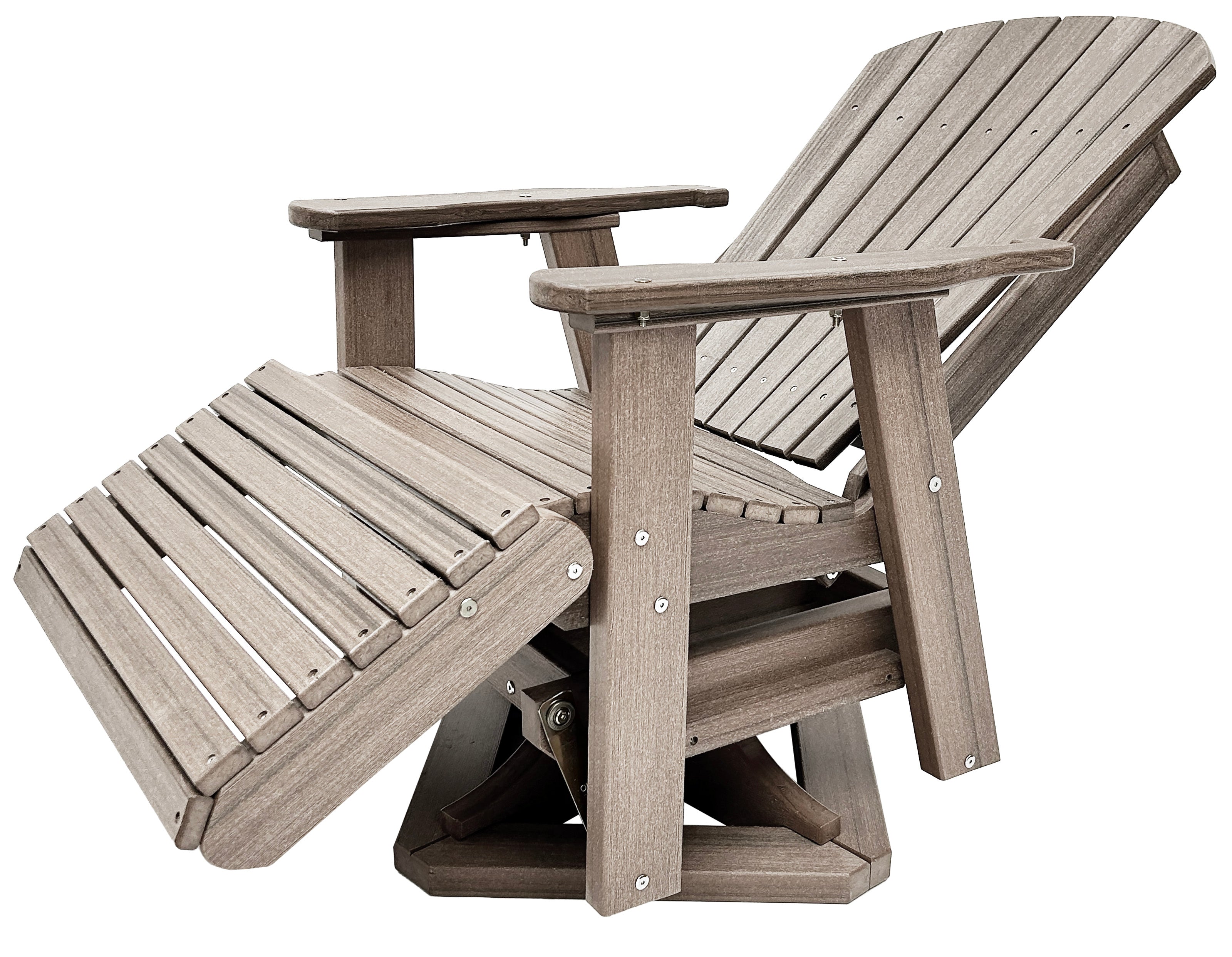 Swivel And Reclining  King Size Adirondack Chair