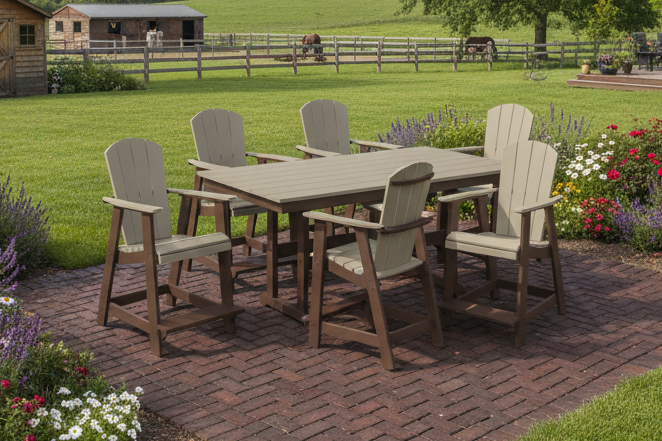 7-Piece Maybeck Adirondack Counter Set