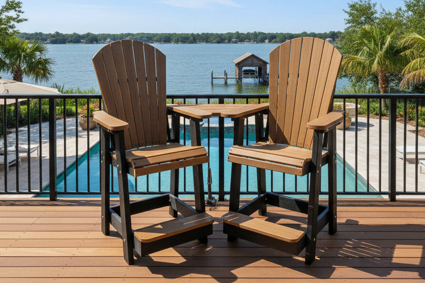 Lakeside Counter Height Tete-a-tete