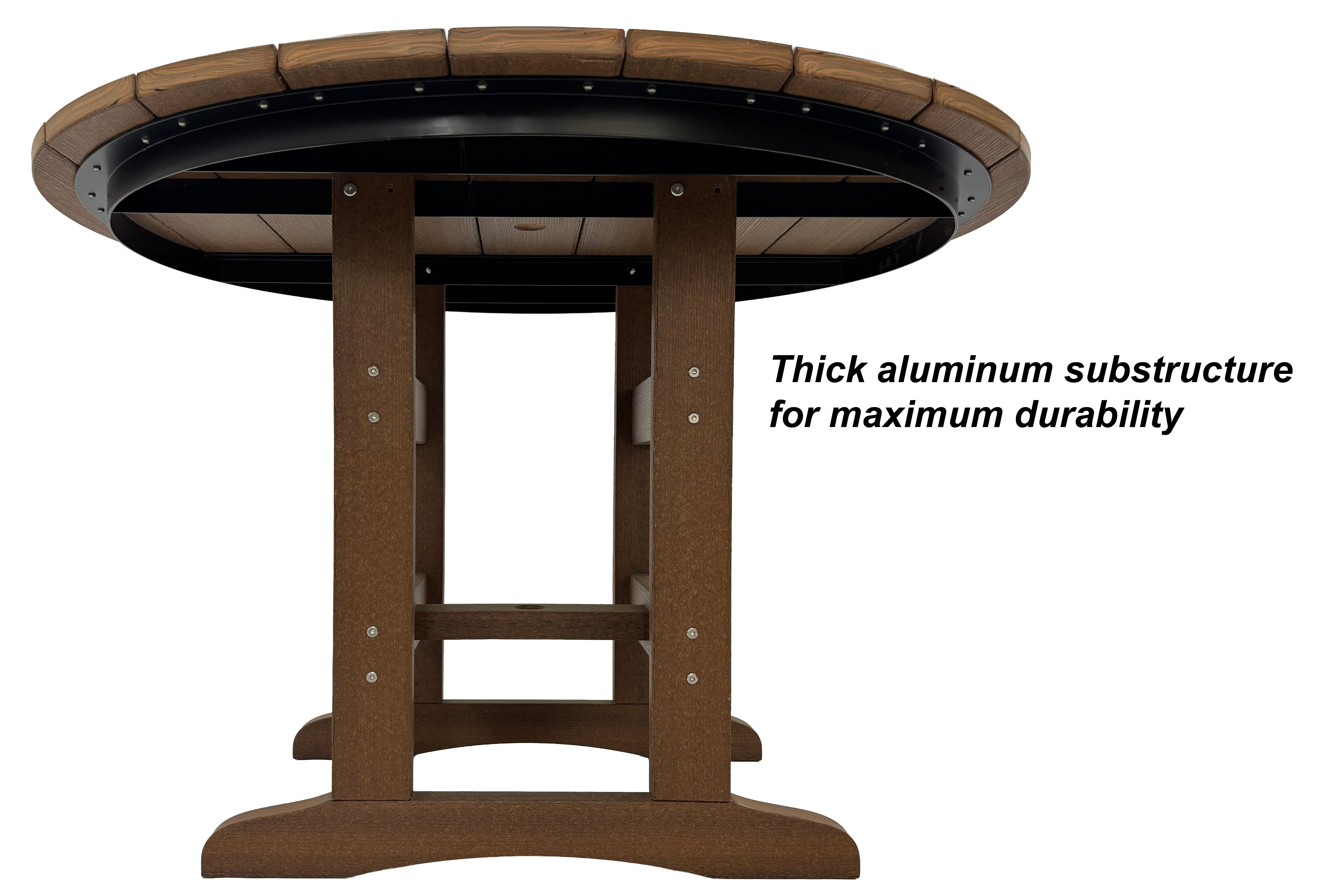 5-Piece Lakeside Adirondack Dining Table Set