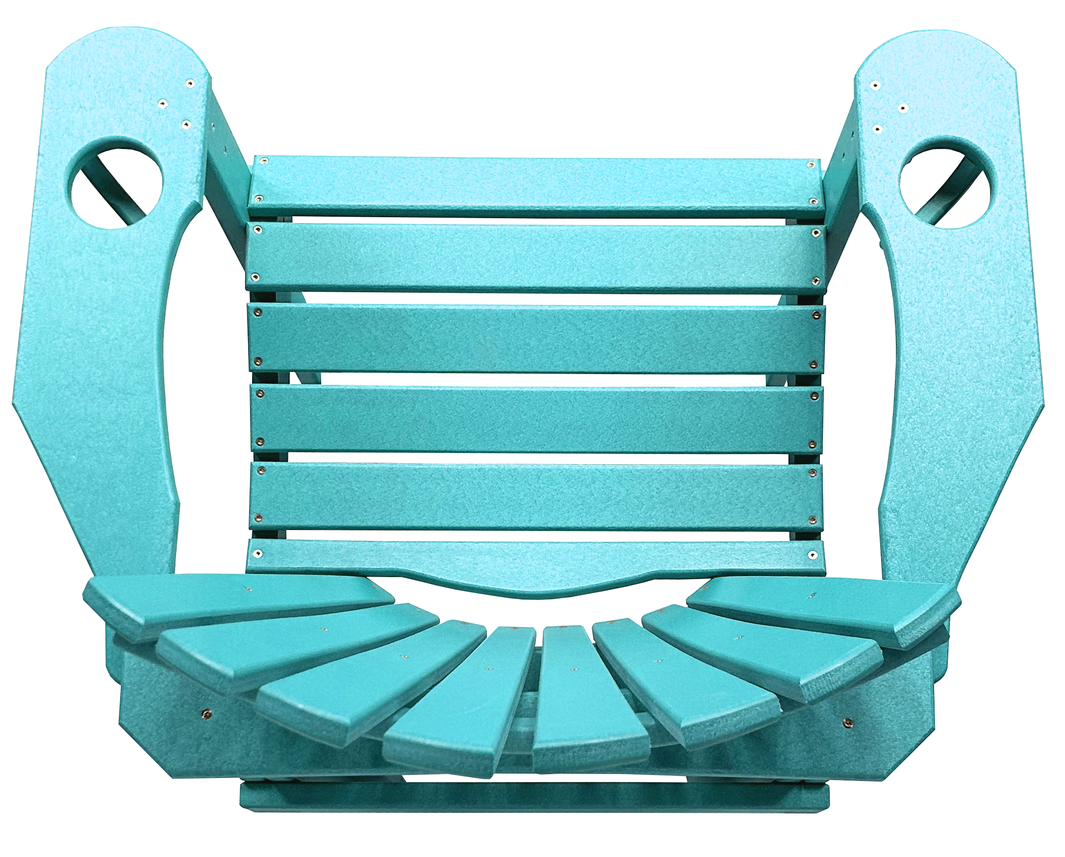 5-Piece 44”rd. Bridgewater Dining Set With Built In Cupholders