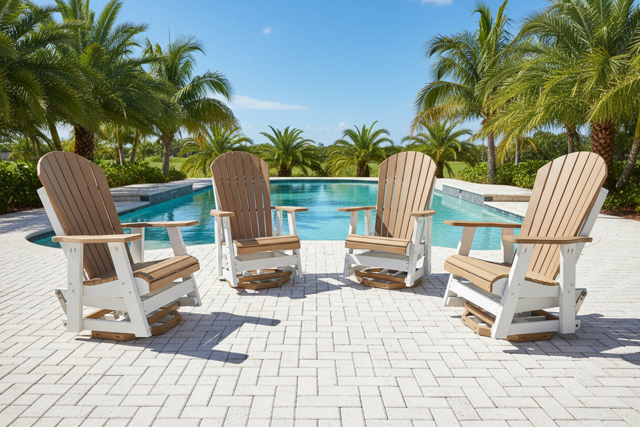 Adirondack Swivel Glider
