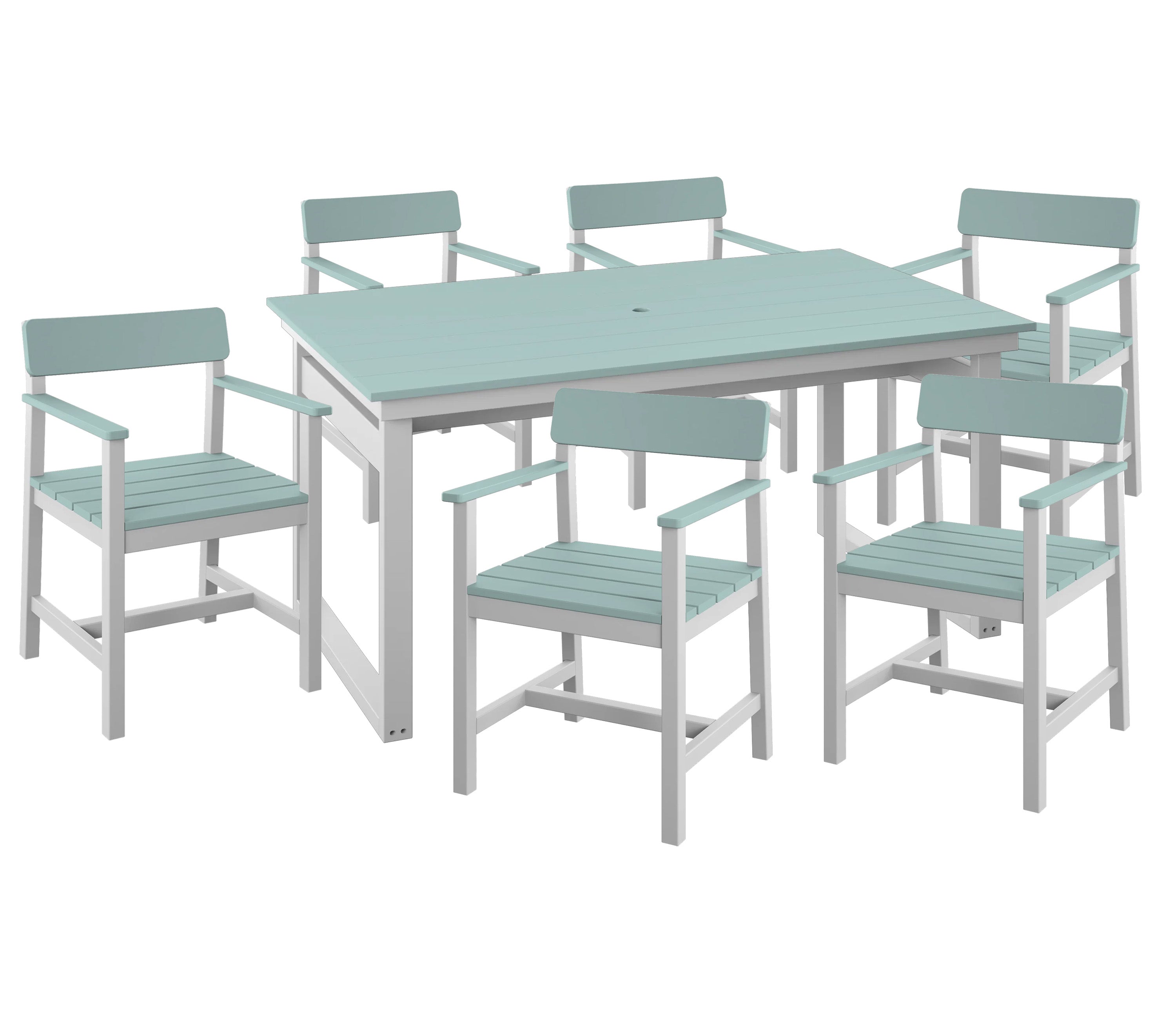 7-Piece Beverly Dining Table Set