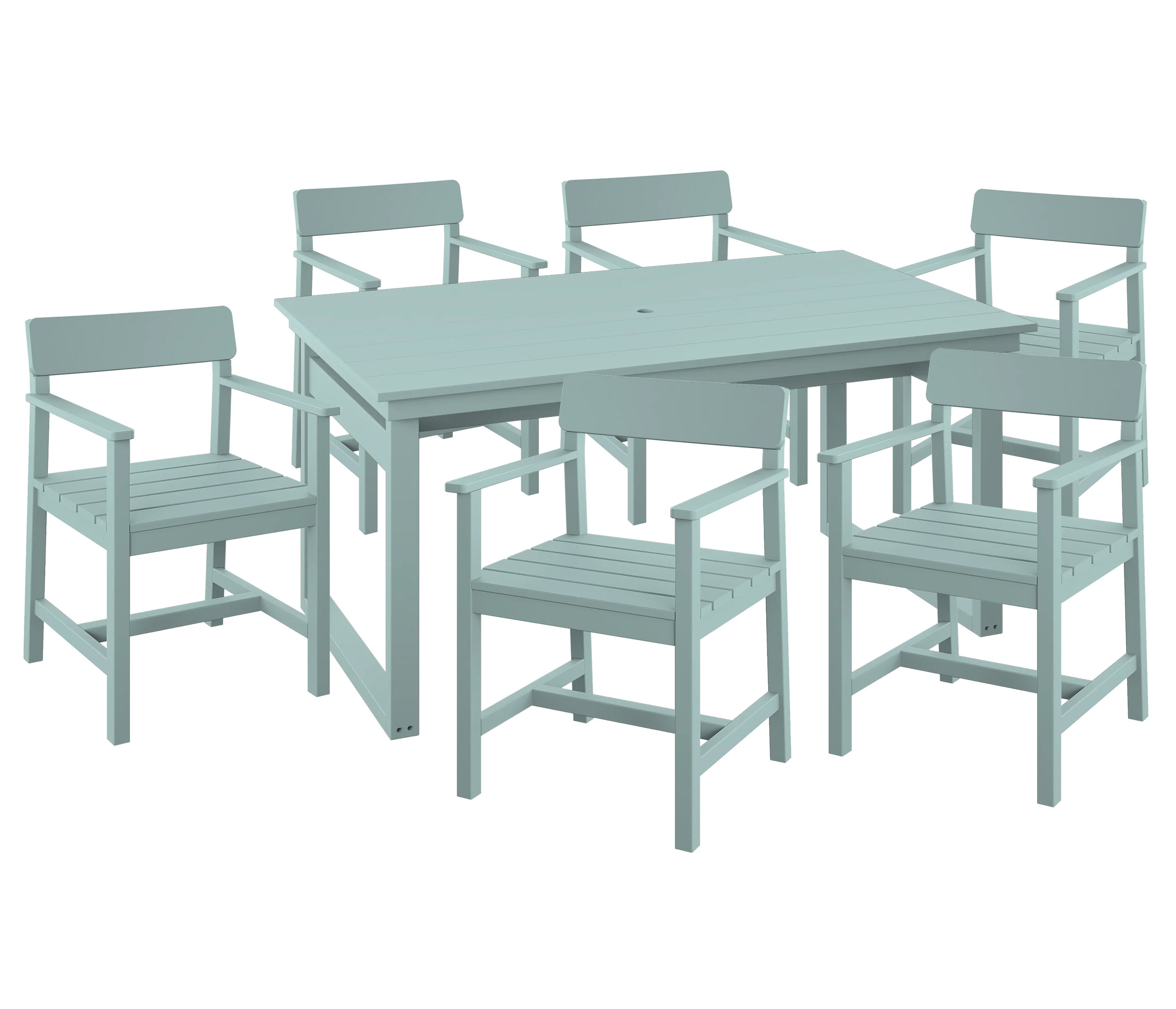 7-Piece Beverly Dining Table Set