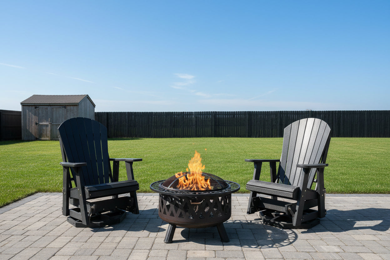 Adirondack Swivel Glider