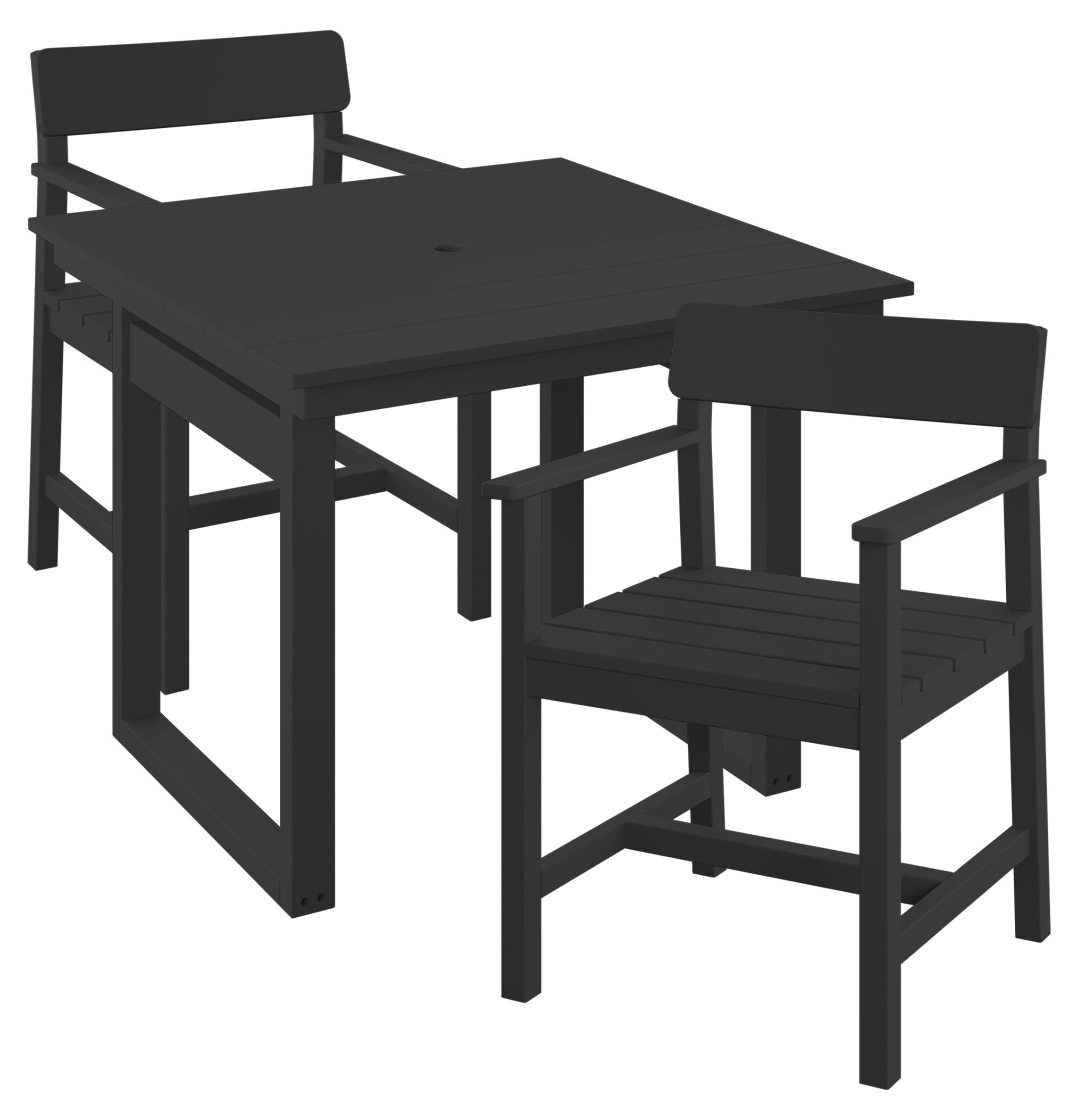 3-Piece Beverly Dining Table Set