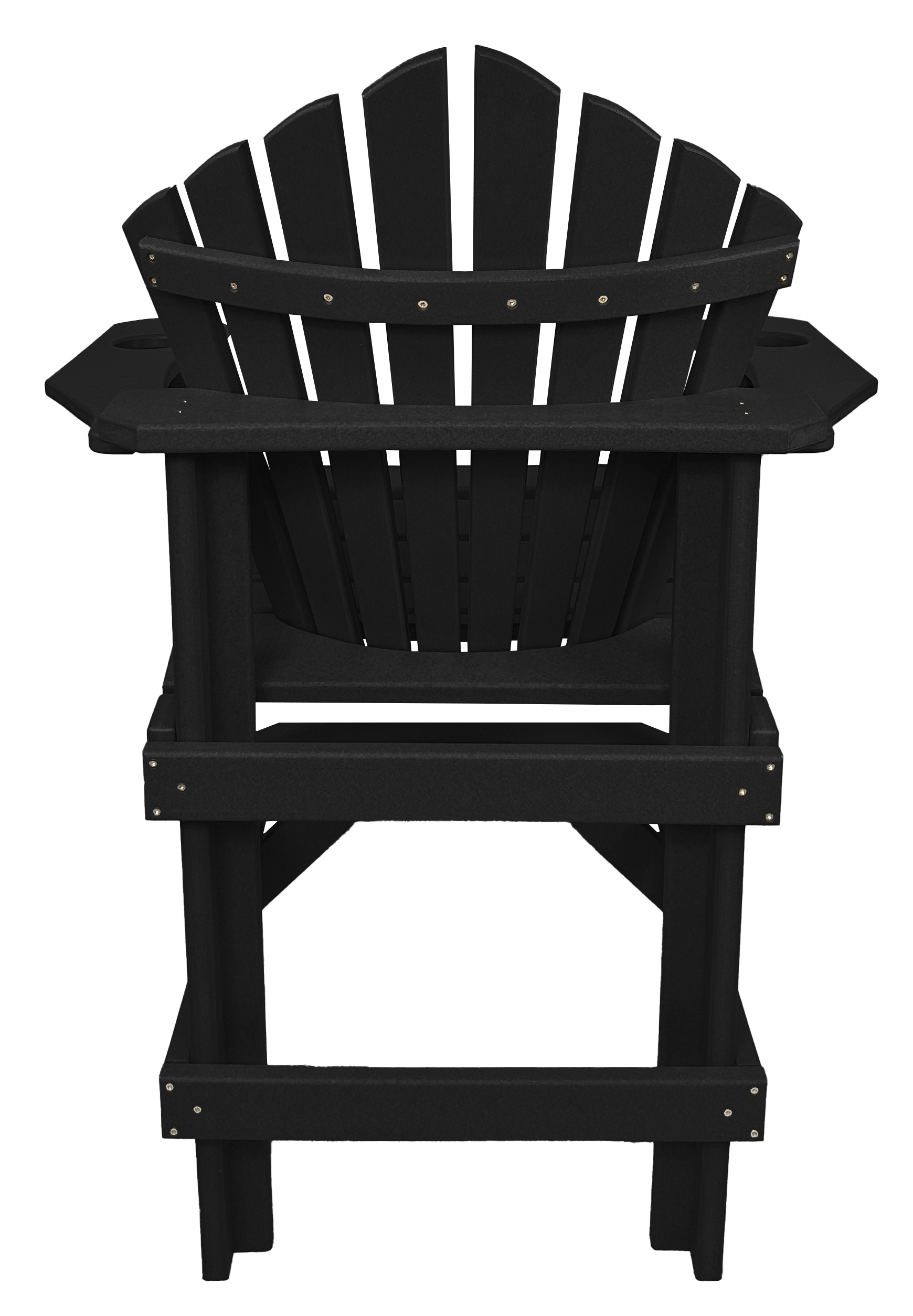 7-Piece 60”rd. Bridgewater Counter Set With Built In Cupholders