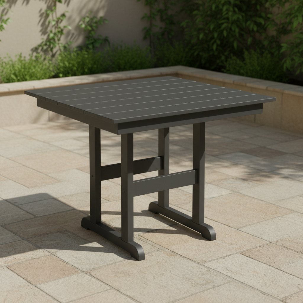 DuraWeather Poly 38 SQUARE TABLE