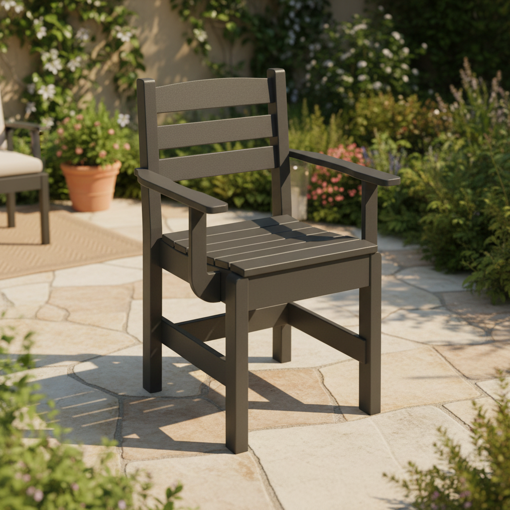 DuraWeather Poly DINING CAPTAIN CHAIR